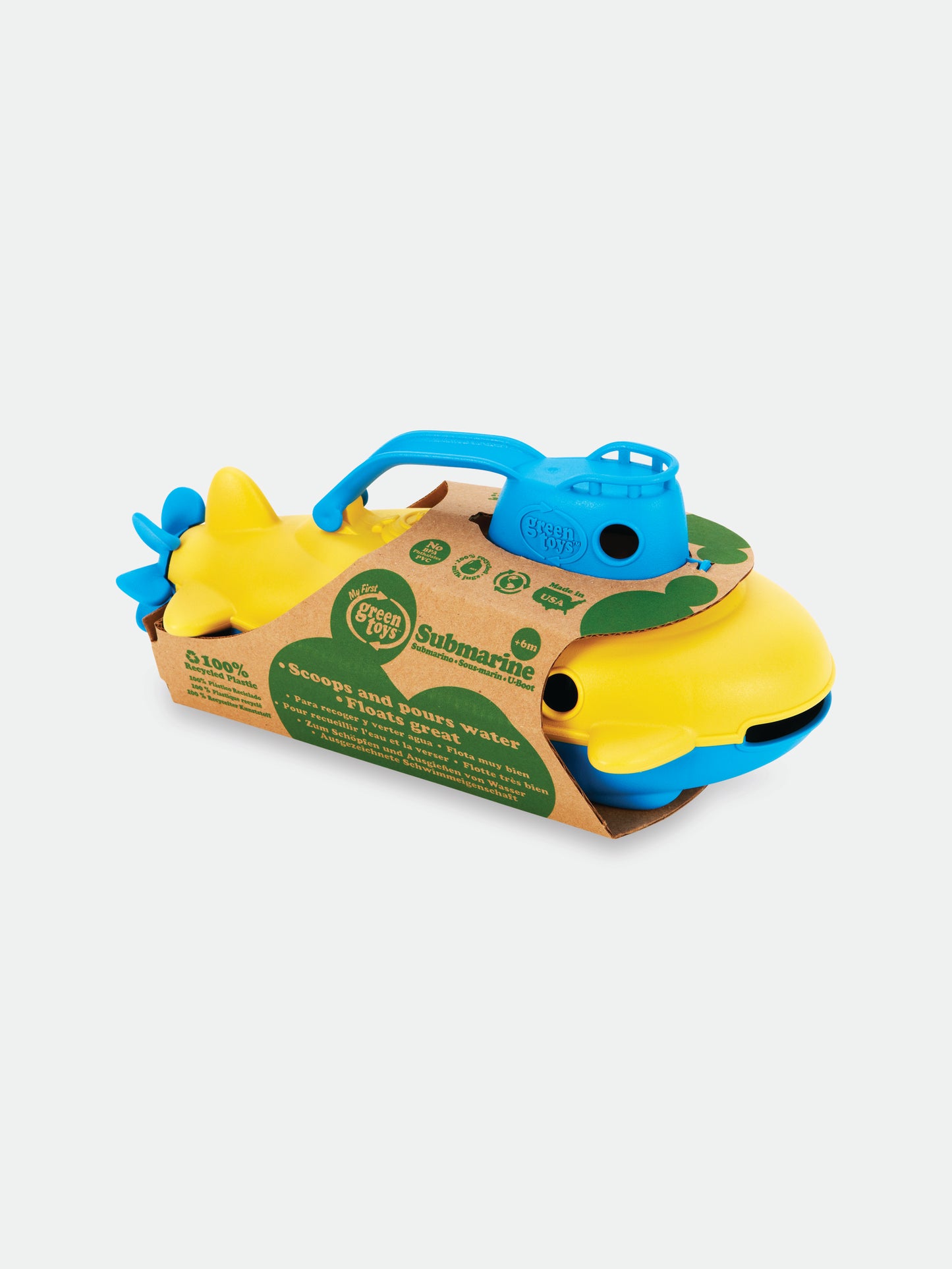 Sottomarino multicolor per bambini,Green Toys,GTSUBB1032