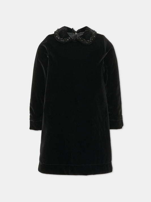 Elegant black Carli dress for Girl