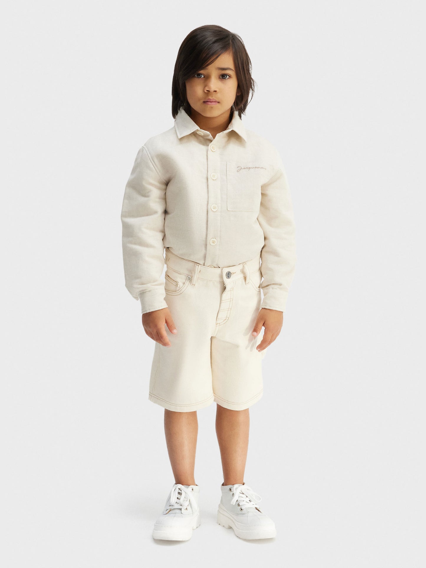 Ivory 'Le Short De Nimes' shorts for boy