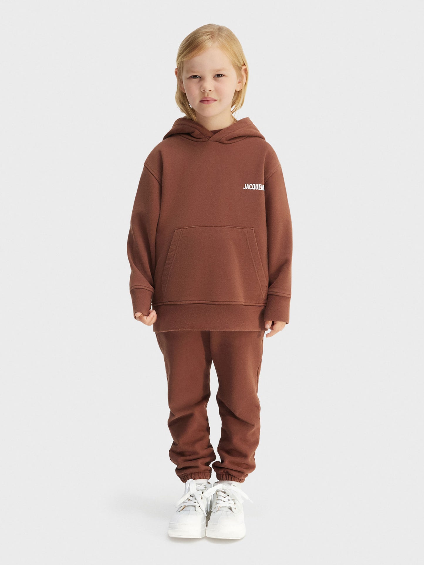 Brown 'Le Jogging Jacquemus' trousers for kids