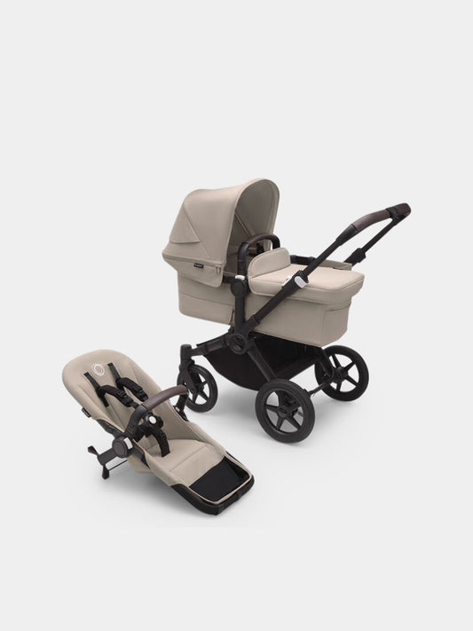 Passeggino Donkey 5 Mono completo Black/Desert taupe per neonati