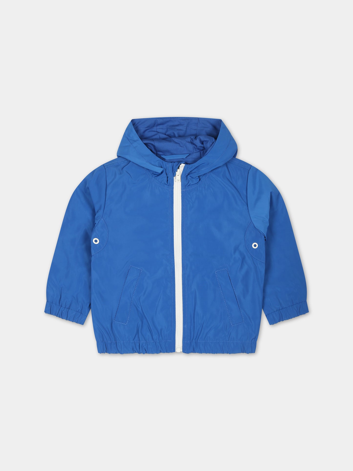 Light blue wind jacket for baby kids