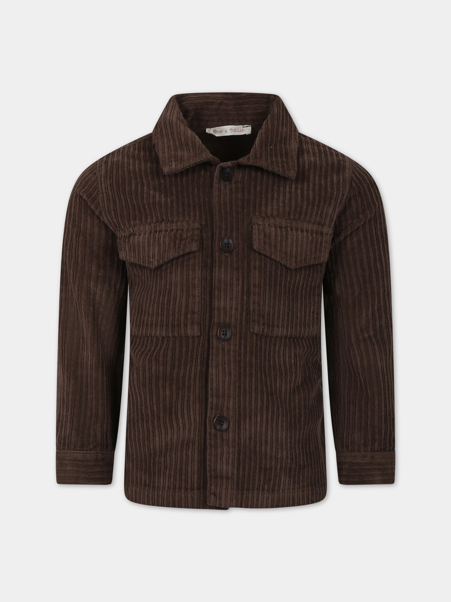 Brown shirt for boy