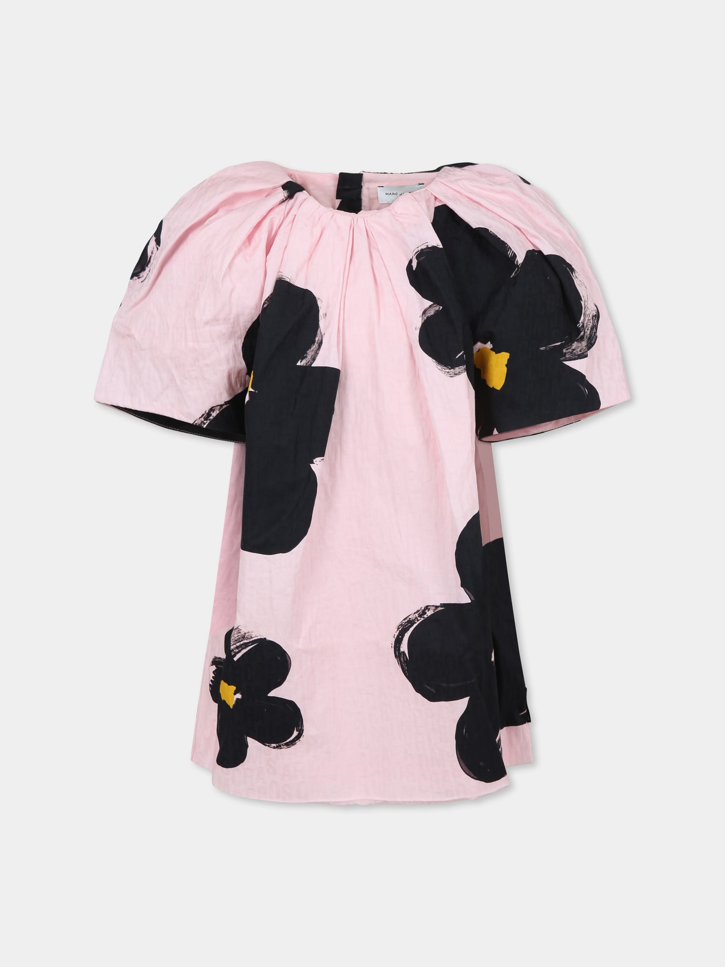 Vestito rosa per bambina con fiori,Marc Jacobs,W60504 475