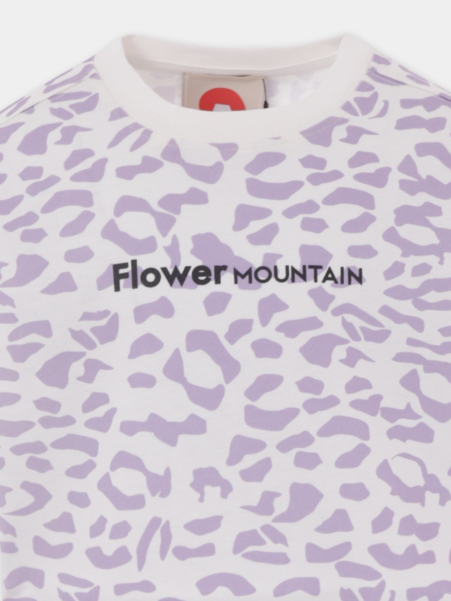 White crop t-shirt for girl with logo