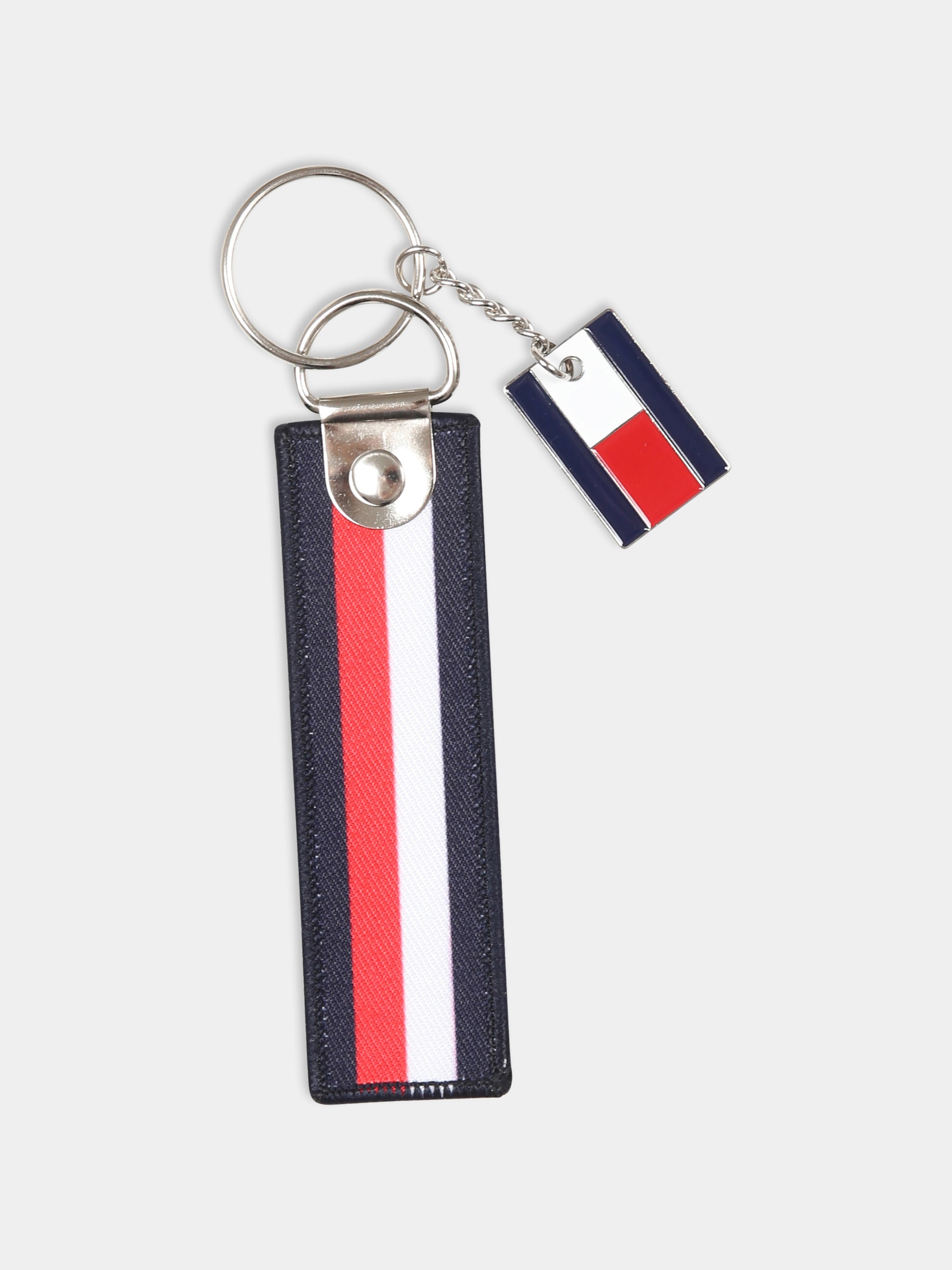 Portachiavi blu per bambini con logo,Tommy Hilfiger Junior,PORTACHIAVI