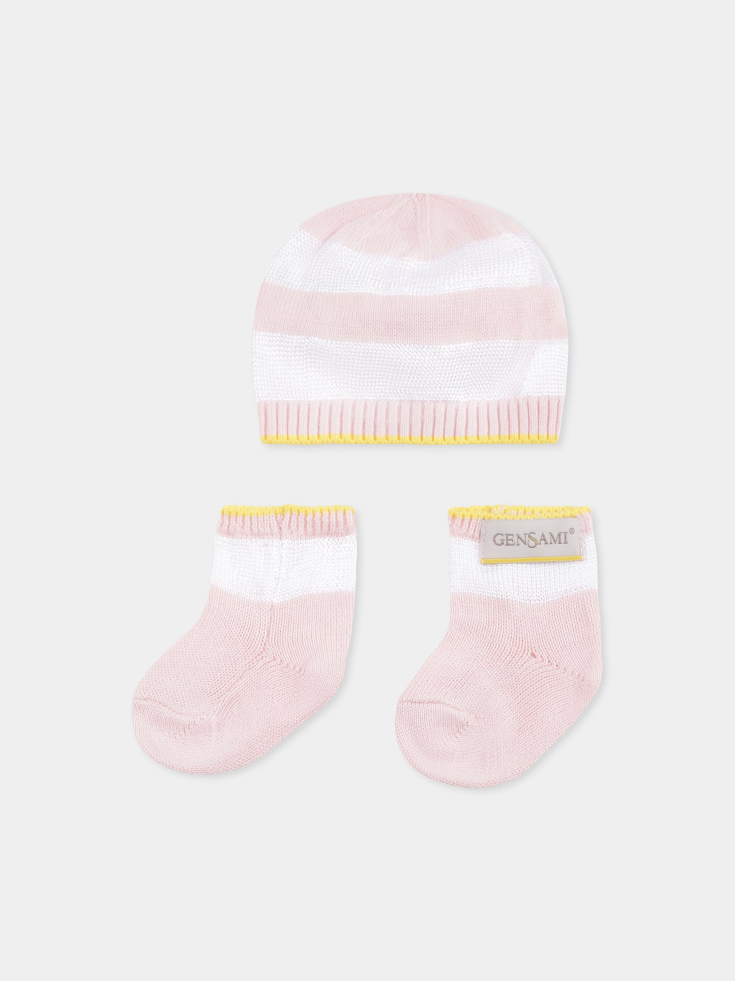 Pink accessory set for baby girl