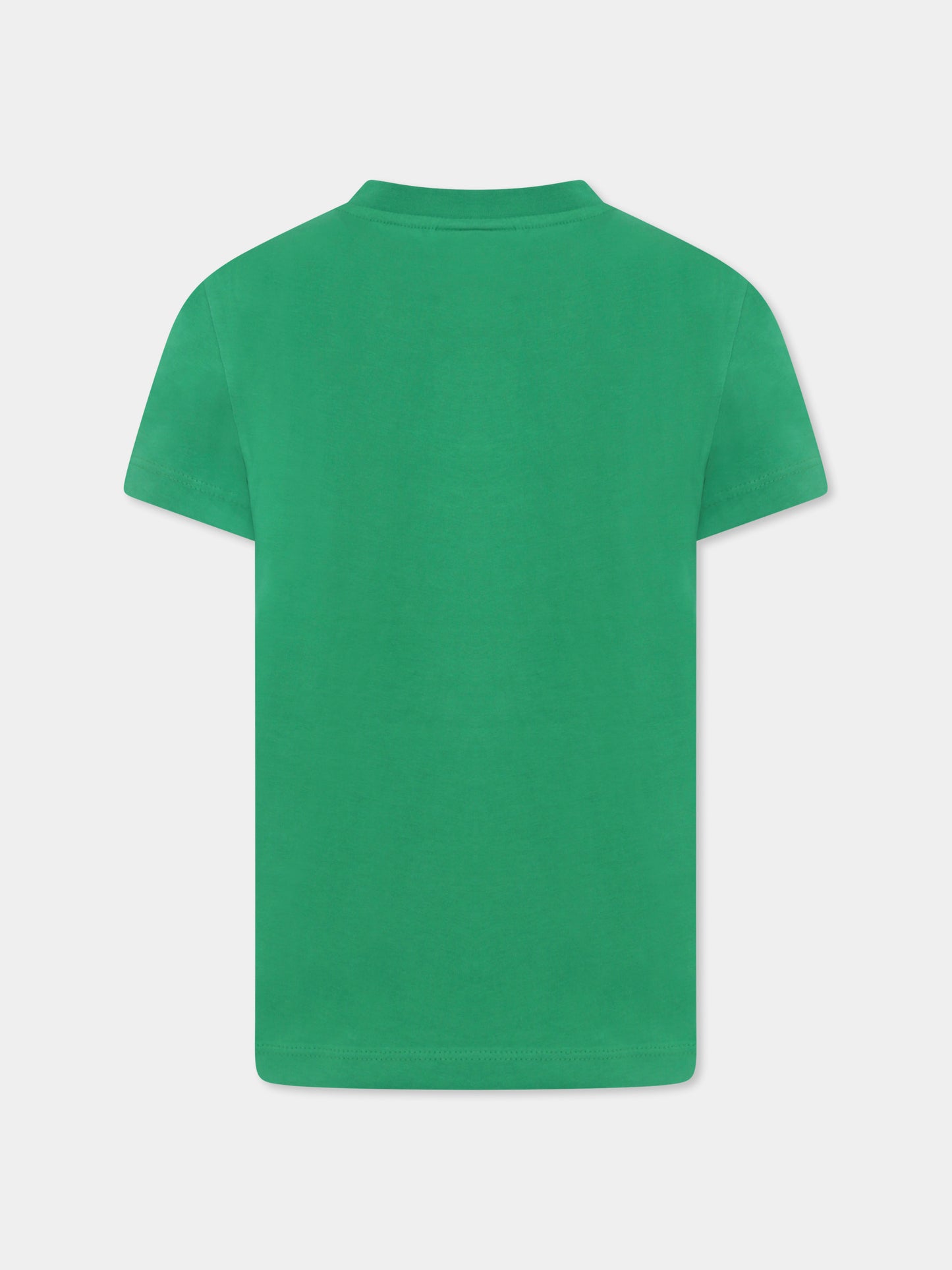 T-shirt verde per bambino,Lacoste,TJ1122 SIW