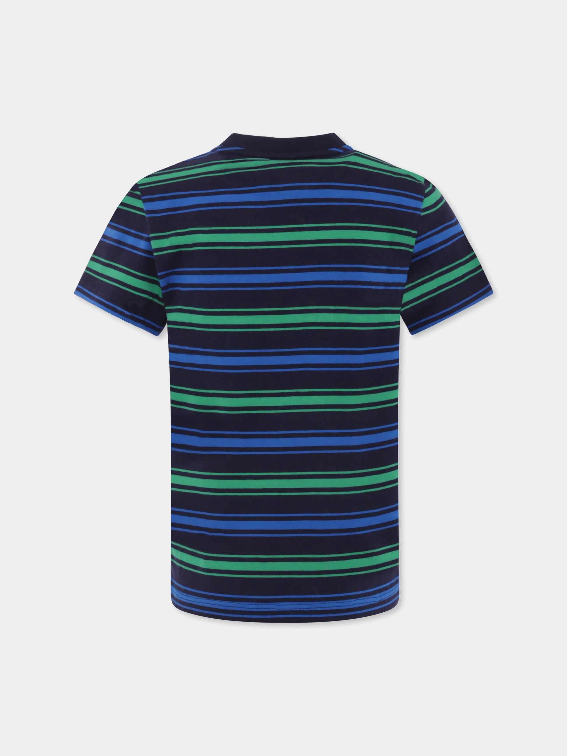 T-shirt verde per bambino,Lacoste,TJ8408 I0T