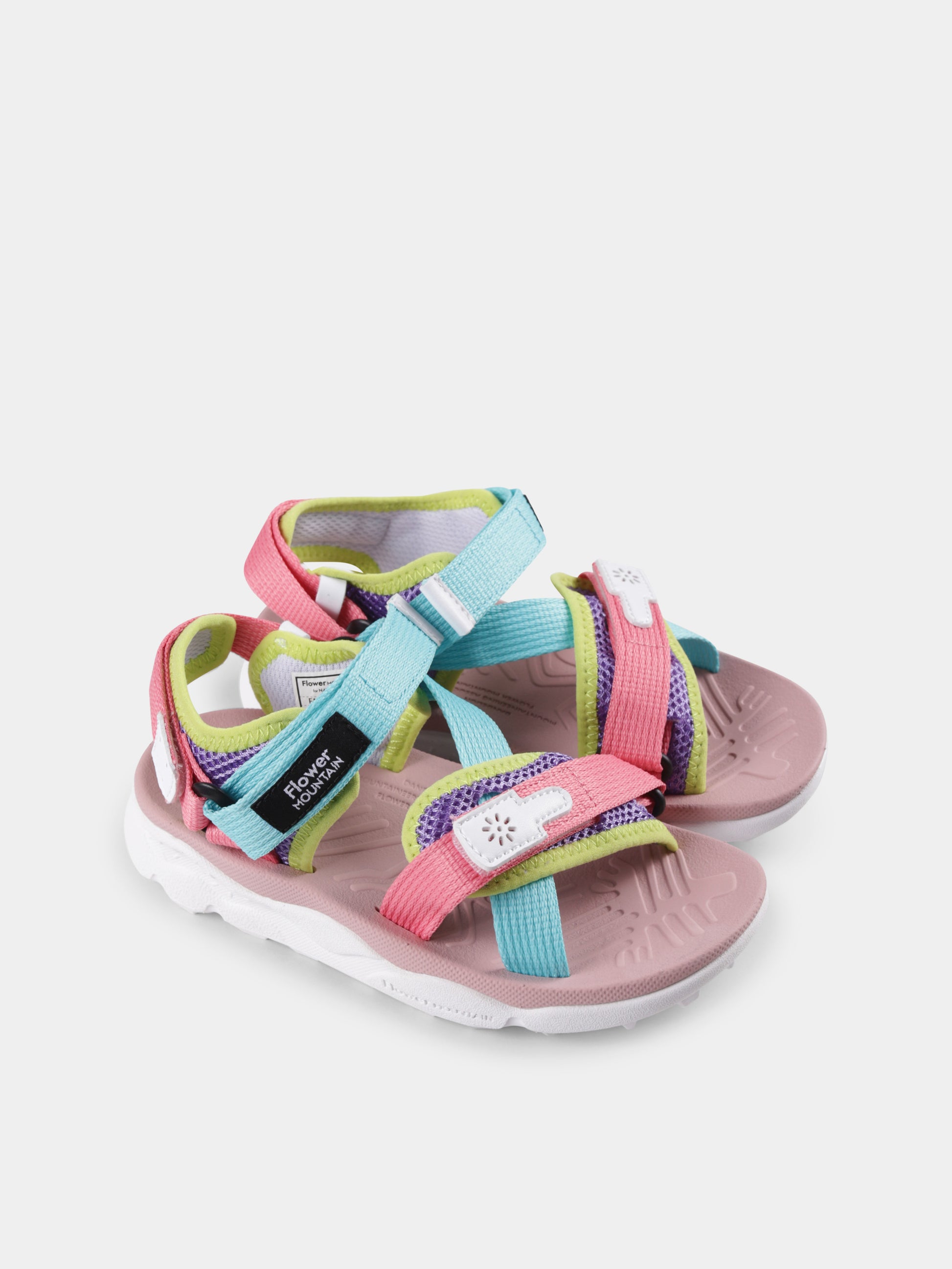 Sandali Nazca multicolor per bambina,Flower Mountain,001 0502865 06 1M21 NAZCA