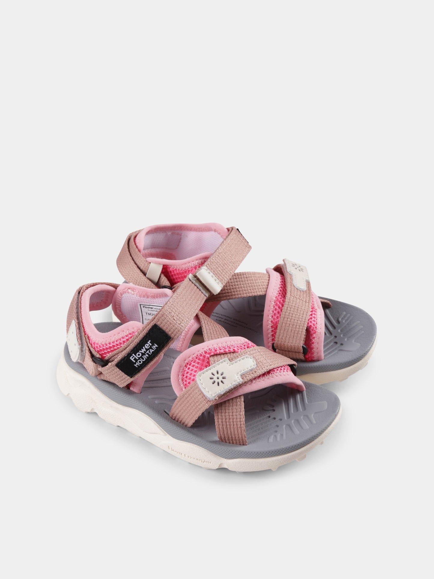 Sandali Nazca rosa per bambina,Flower Mountain,001 0502865 06 2M96 NAZCA