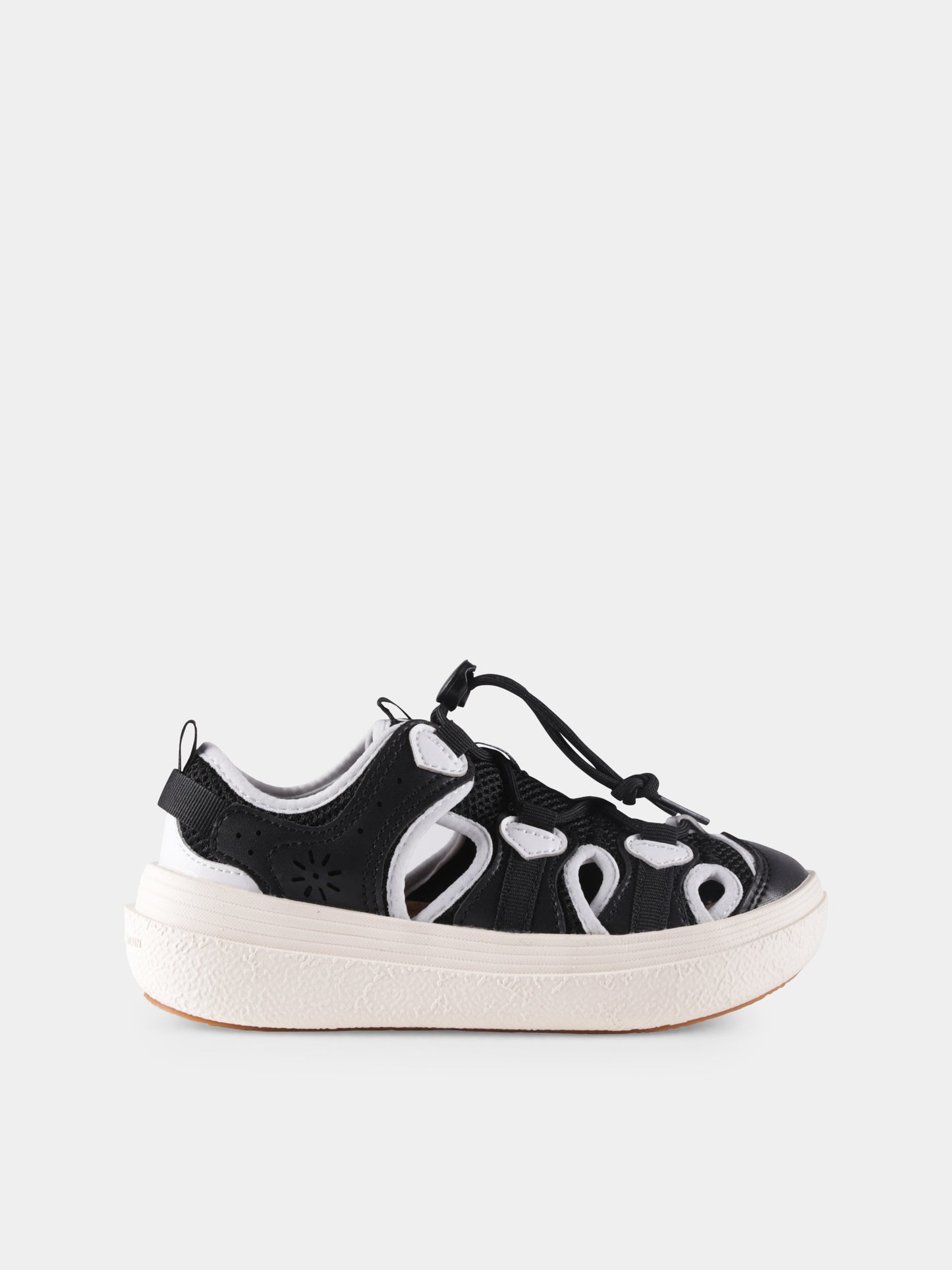 Sneakers Chomei nere per bambini,Flower Mountain,001 1501073 01 1A06 CHOMEI