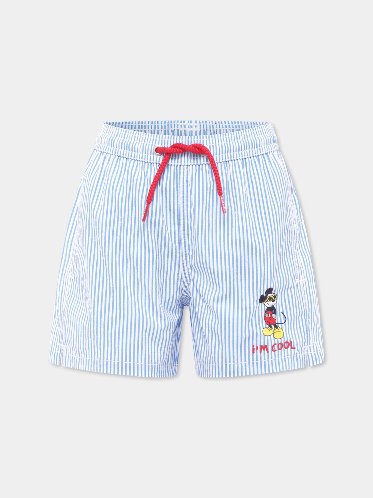Boxer mare celeste per bambino con Topolino,Mc2 Saint Barth,PATM002 03544H