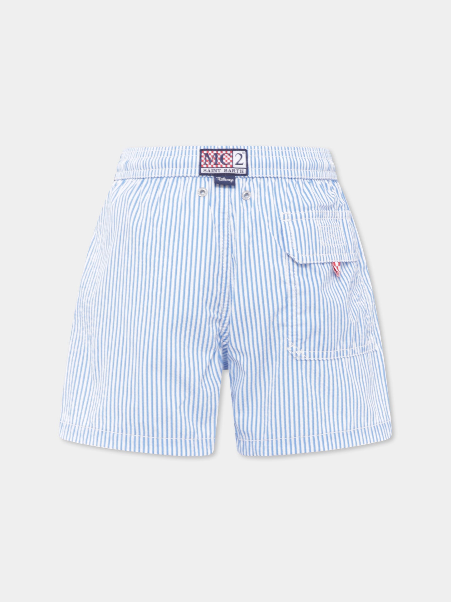 Boxer mare celeste per bambino con Topolino,Mc2 Saint Barth,PATM002 03544H