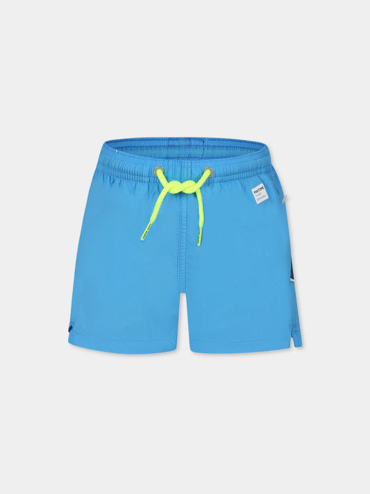 Light blue swim shorts for boy