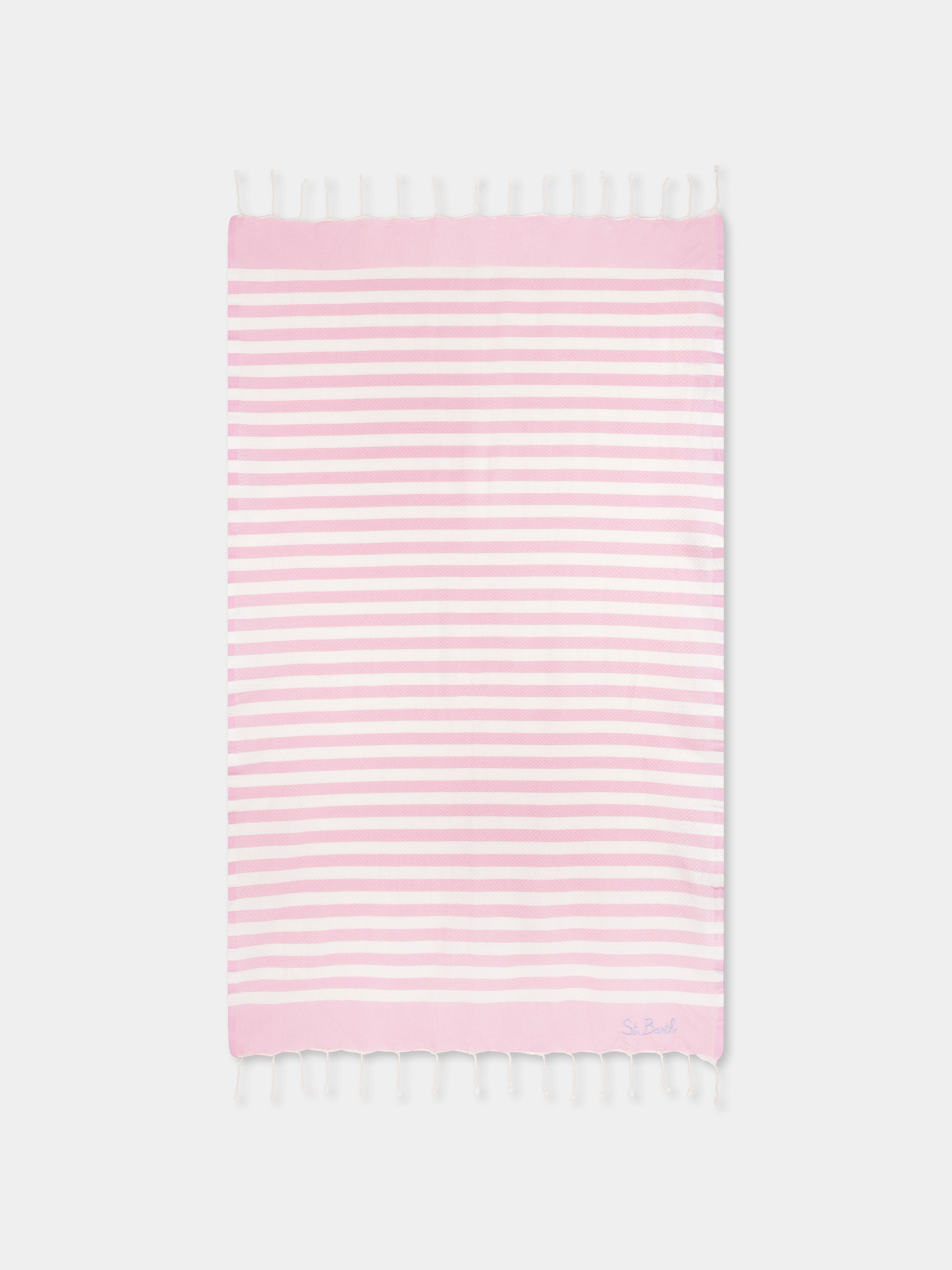 Telo mare rosa per bambina con logo,Mc2 Saint Barth,FOUT012 03283H