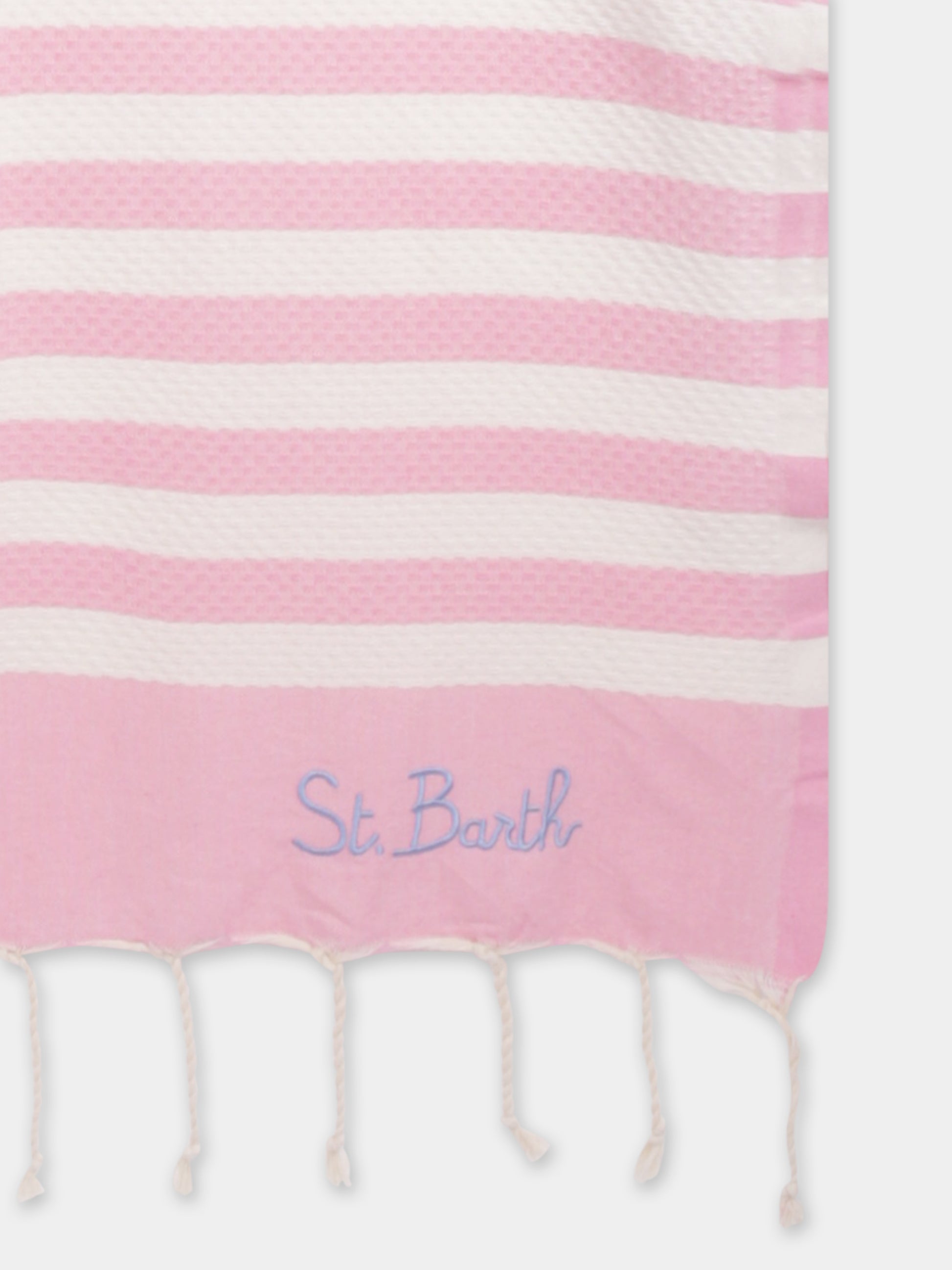Telo mare rosa per bambina con logo,Mc2 Saint Barth,FOUT012 03283H
