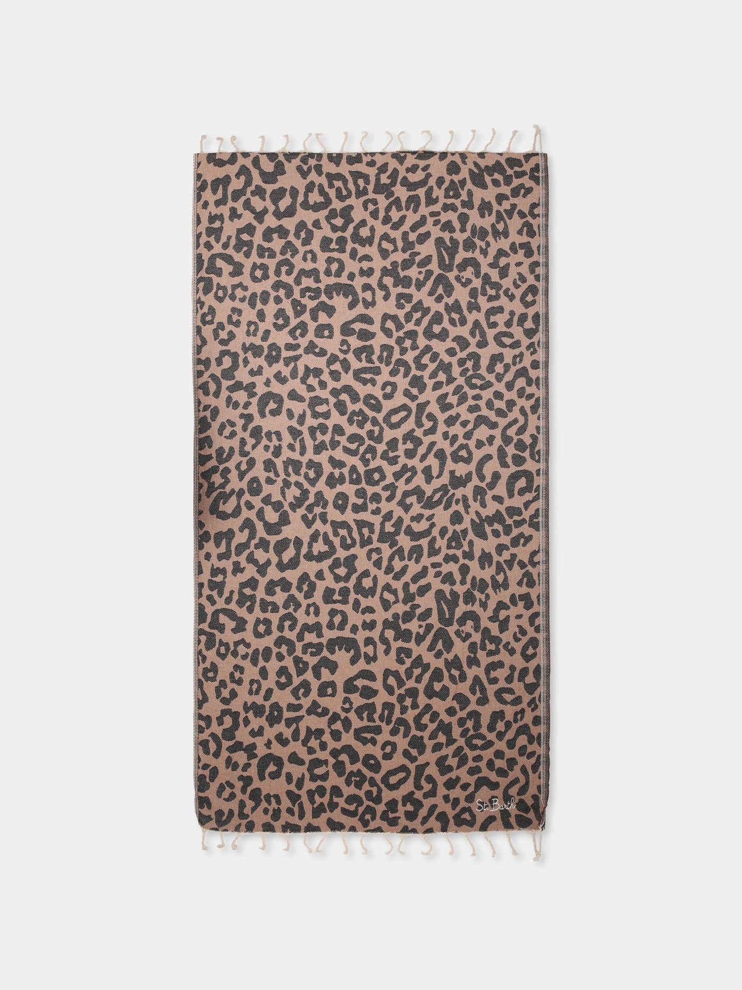 Brown beach towel for girl