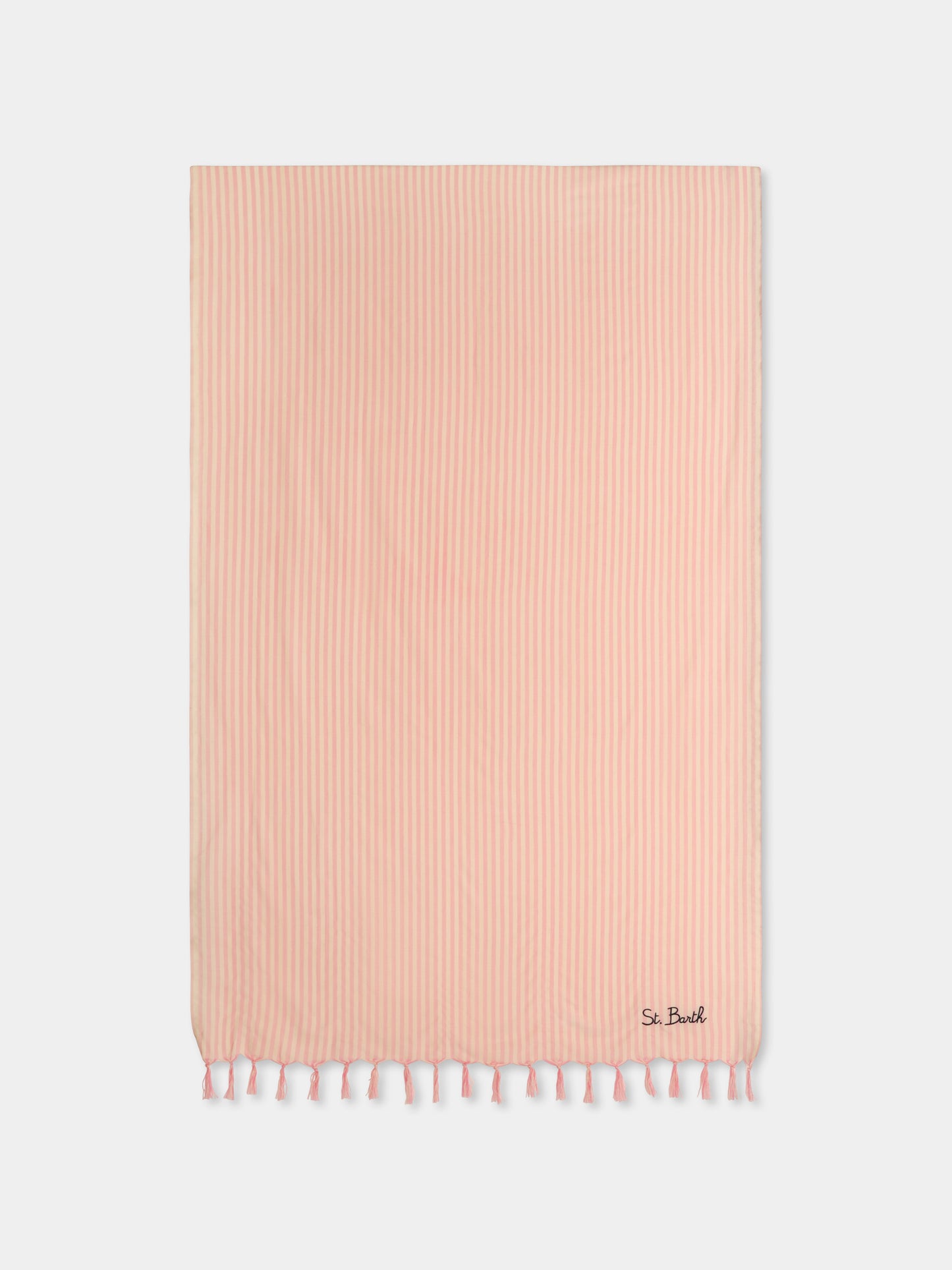 Telo mare rosa per bambina con logo,Mc2 Saint Barth,FOUL002 04437H