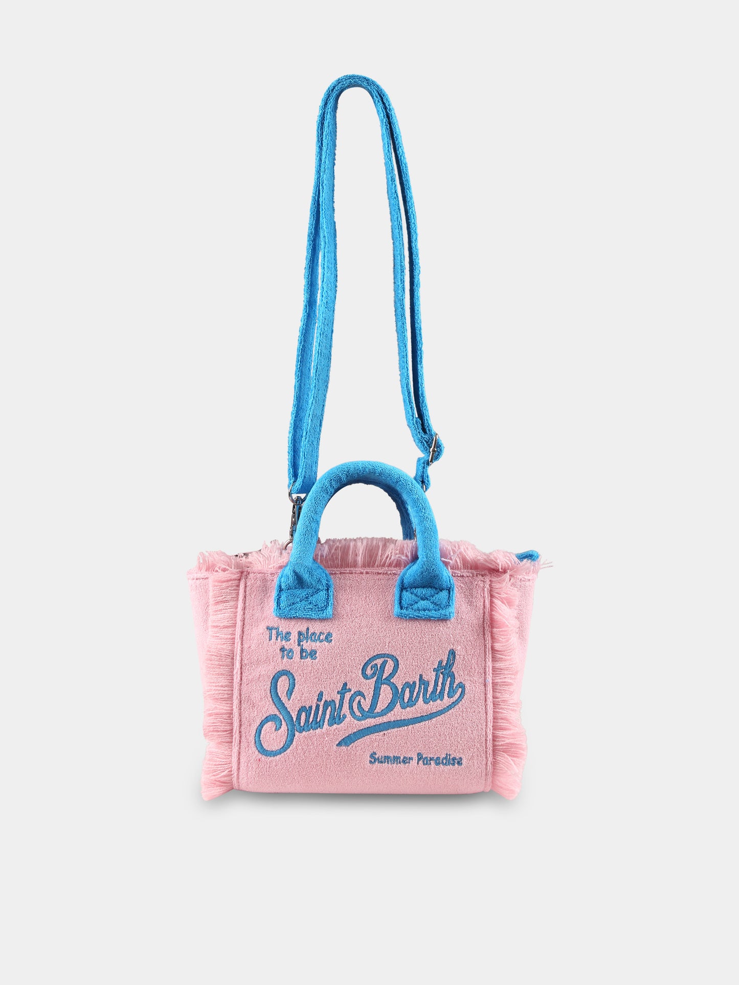 Borsa Vanity Mini rosa per bambina con logo,Mc2 Saint Barth,VAMI003 04235H