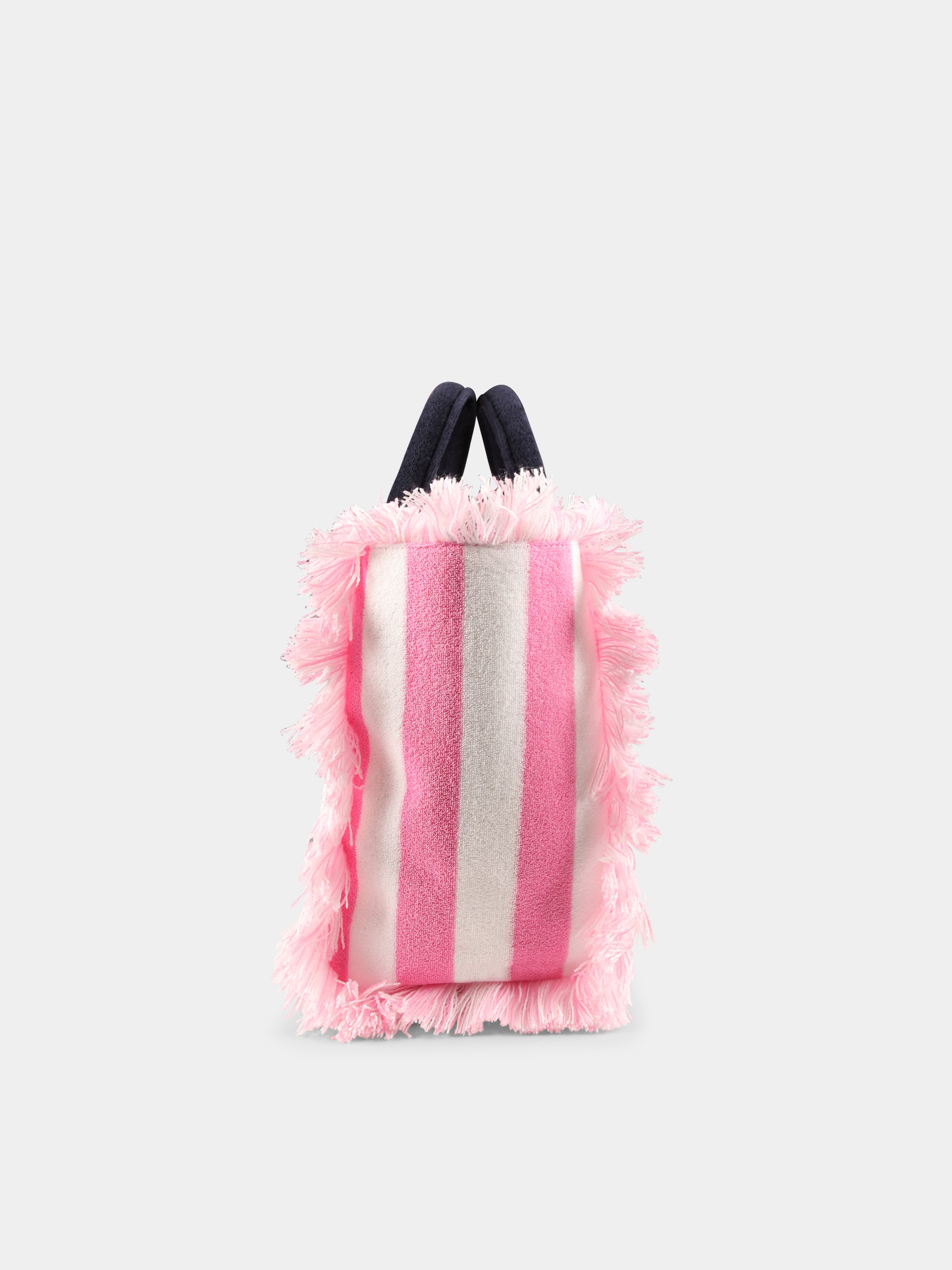 Borsa mare Colette rosa per bambina con logo,Mc2 Saint Barth,COL0005 01507H