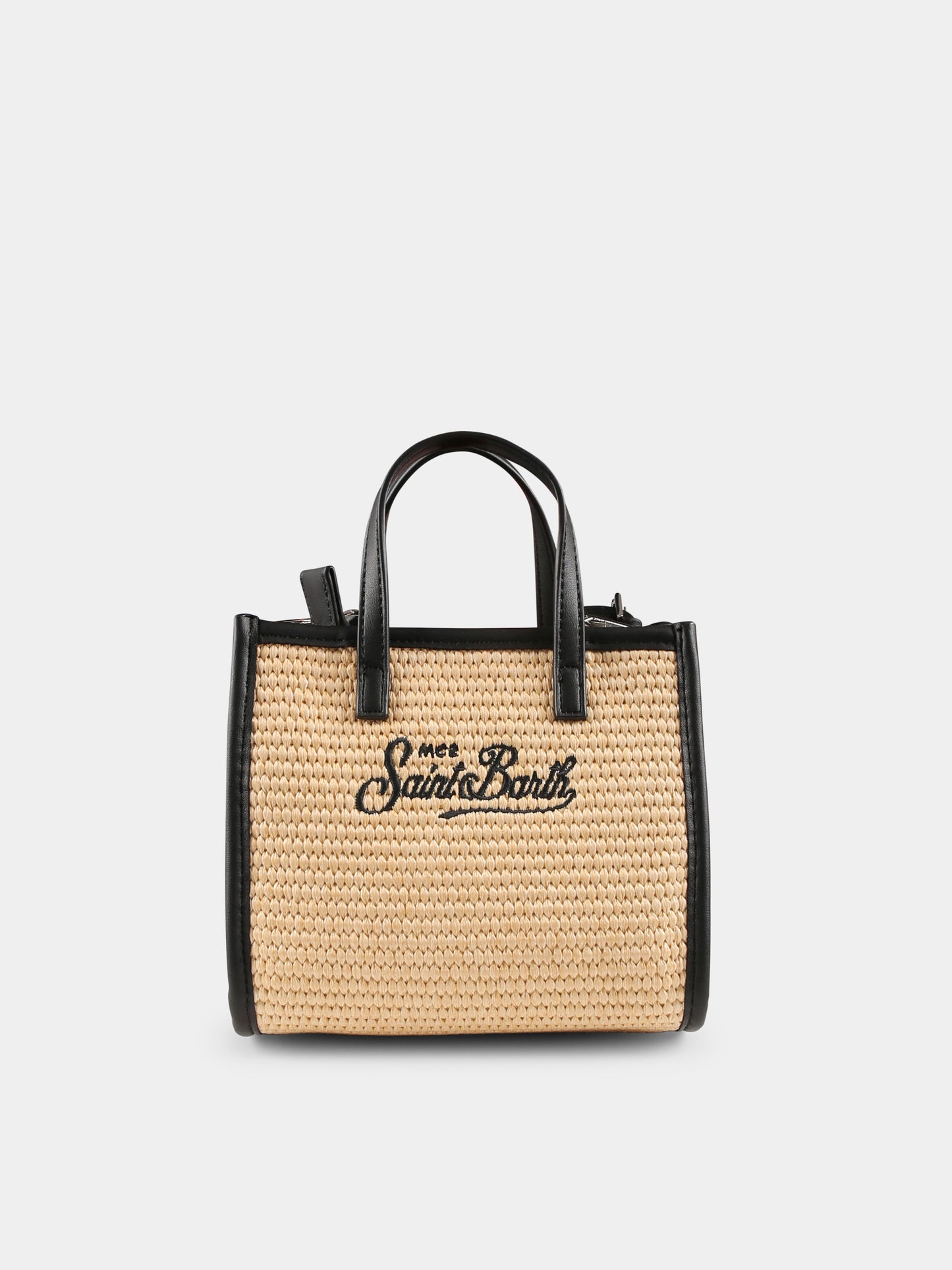 Beige bag for girl with logo