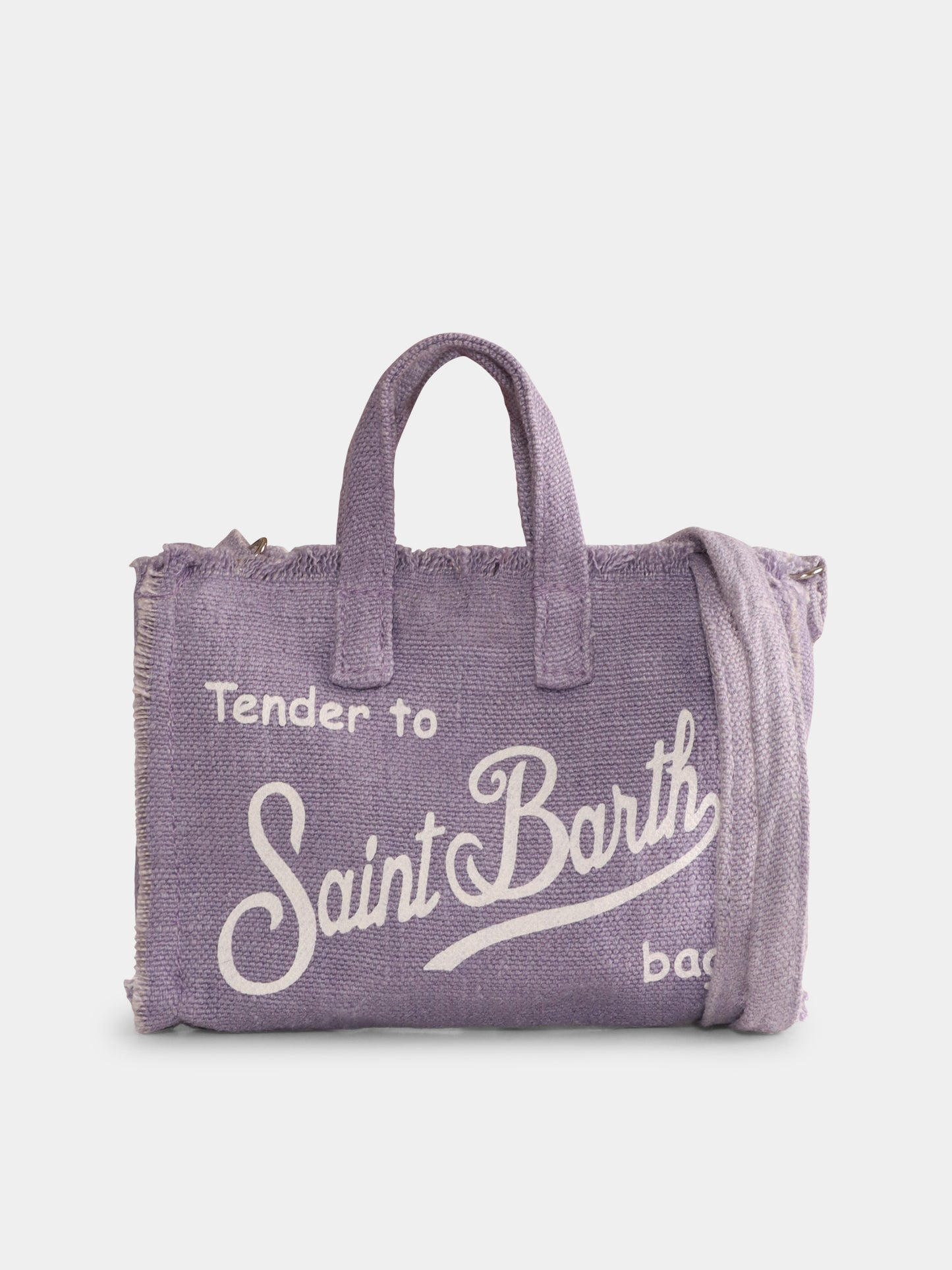Borsa porta cellulare viola per bambina con logo,Mc2 Saint Barth,PHONE002 01539H