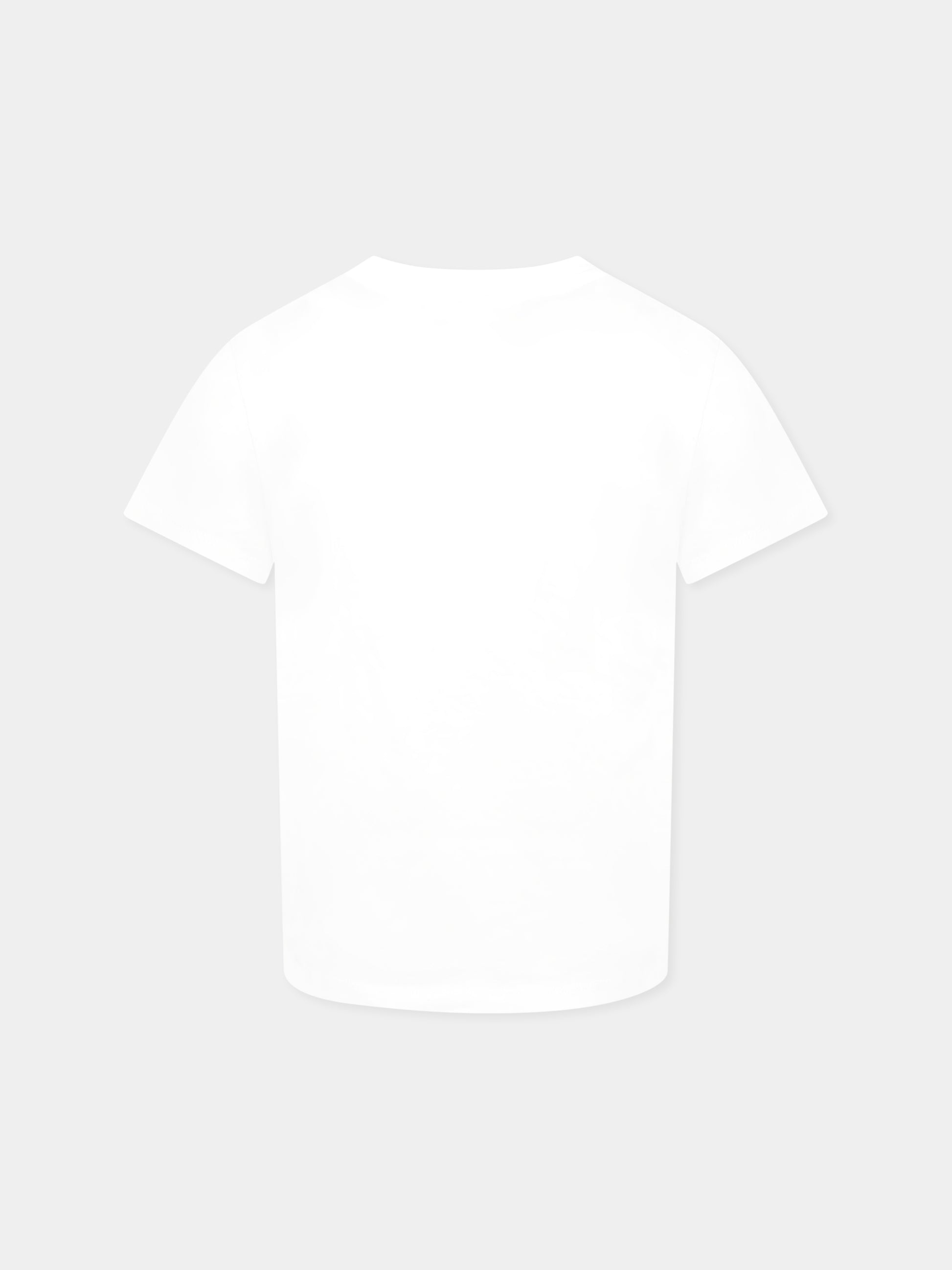 T-shirt bianca per bambìna con Hello Kitty,Mc2 Saint Barth,ELLY001 00085H