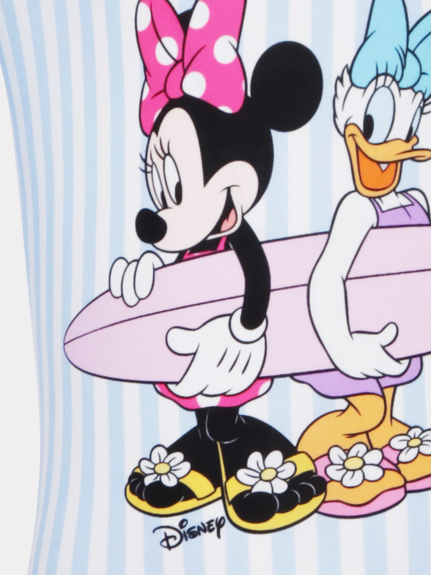 Costume intero celeste per bambina con Minnie e Paperina,Mc2 Saint Barth,CRES0001 04904H