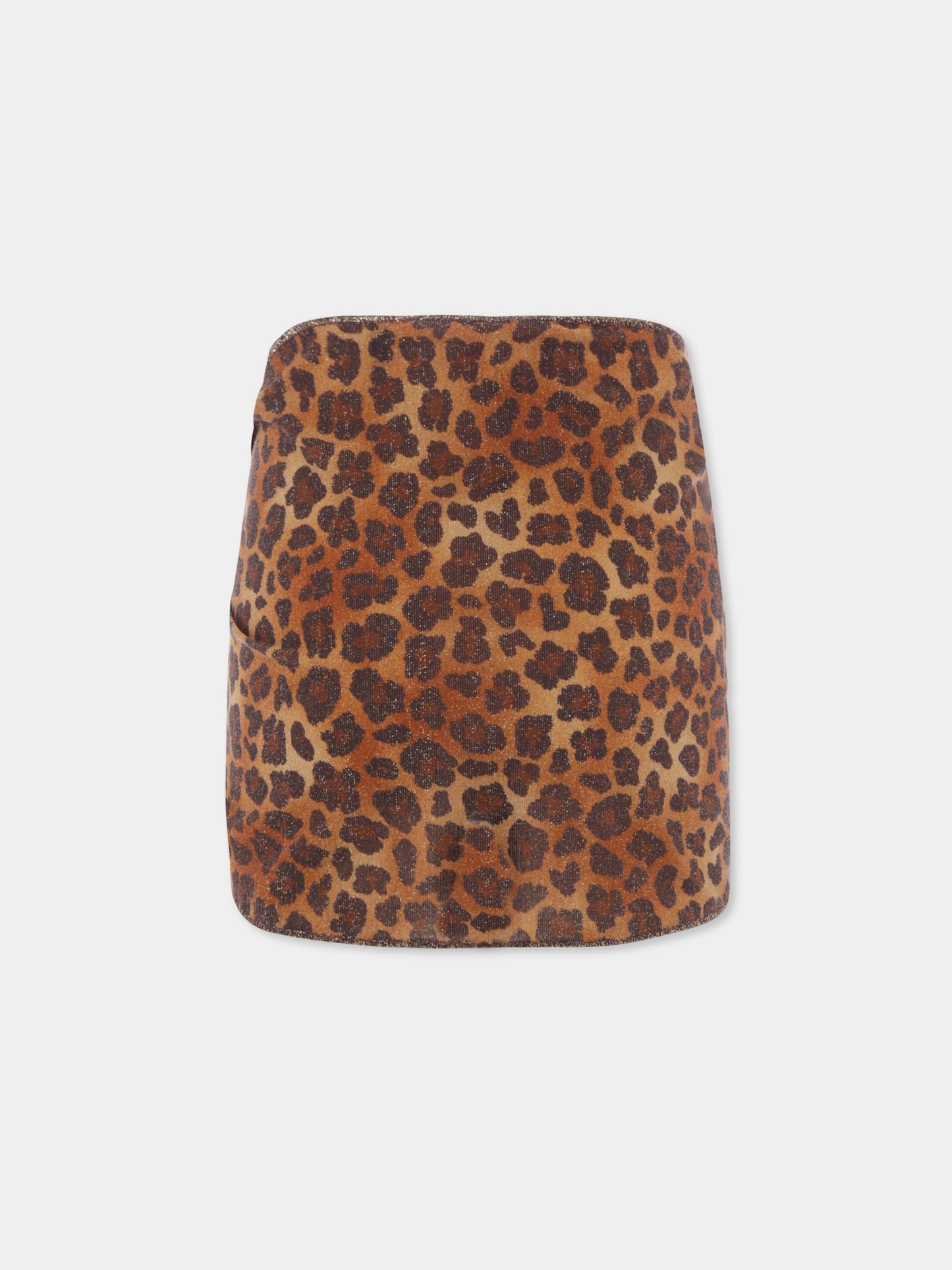 Copricostume marrone con stampa maculata,Mc2 Saint Barth,SER0003 01433H