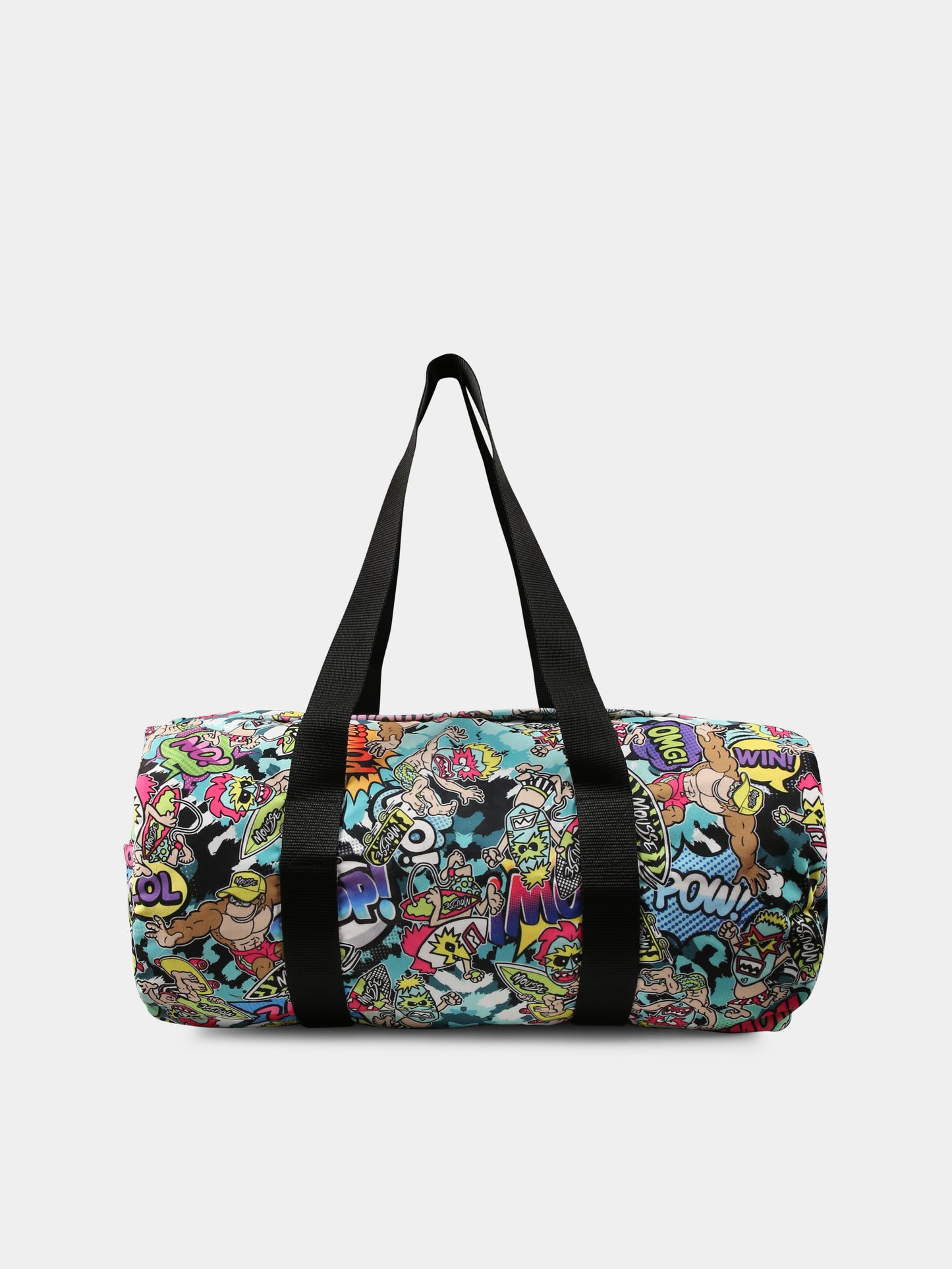 Borsa multicolor per bambino con scimmia e mostri maori,Mousse Kids,SKRB383