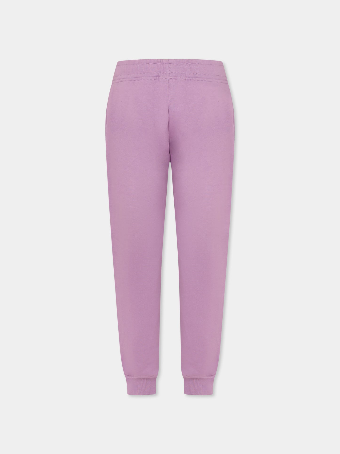 Pantaloni viola per bambina con bambola,Mousse Kids,SKPF374L