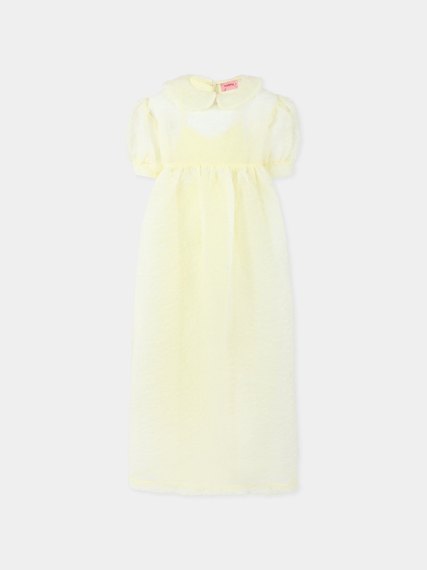 Vestito giallo per bambina,Vivetta Kids,VE2554