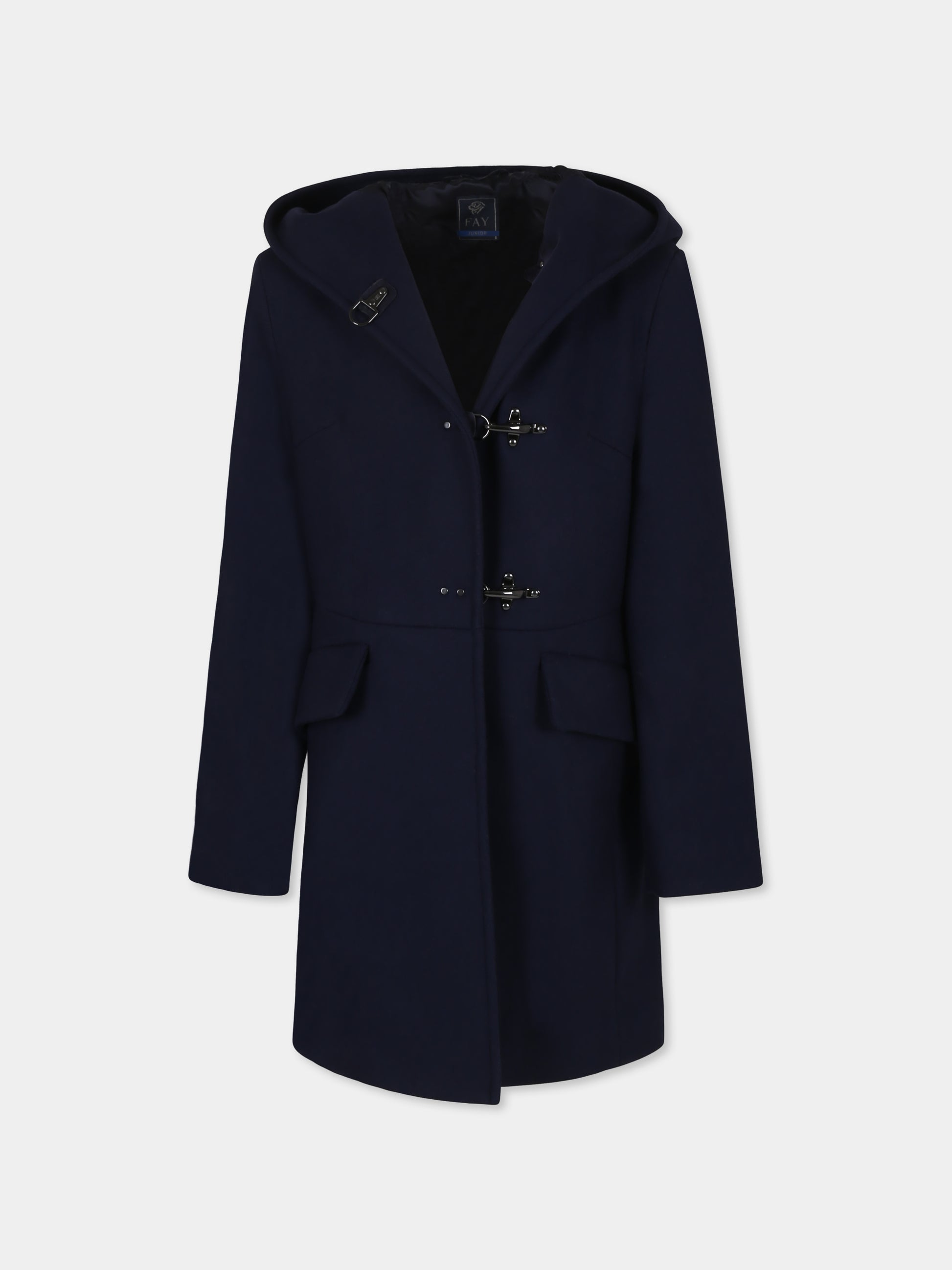 Cappotto blu per bambino,Fay Kids,FT2A00 E0051 620