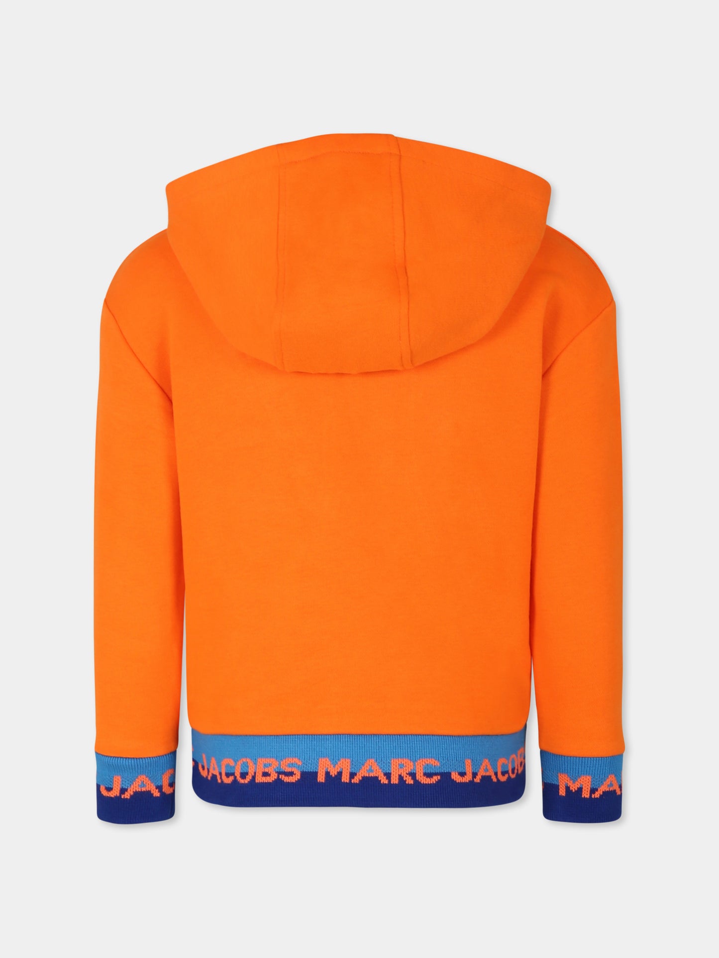 Felpa arancione per bambino con stampa marsupio,Marc Jacobs,W25622 403