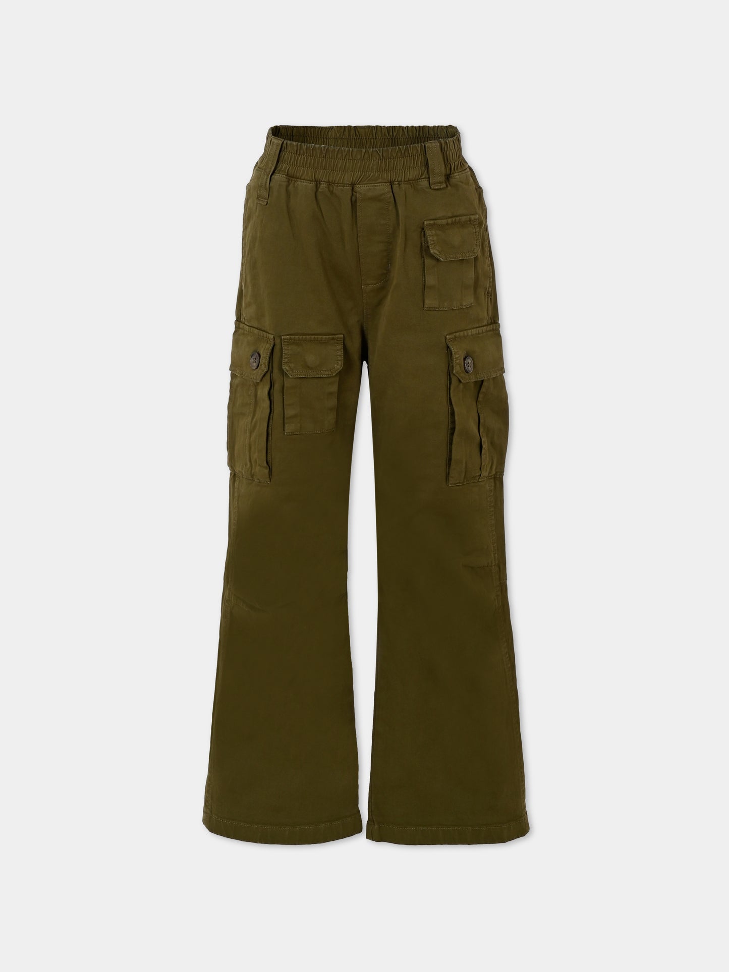 Pantaloni verdi per bambina con logo,Marc Jacobs,W60252 66K