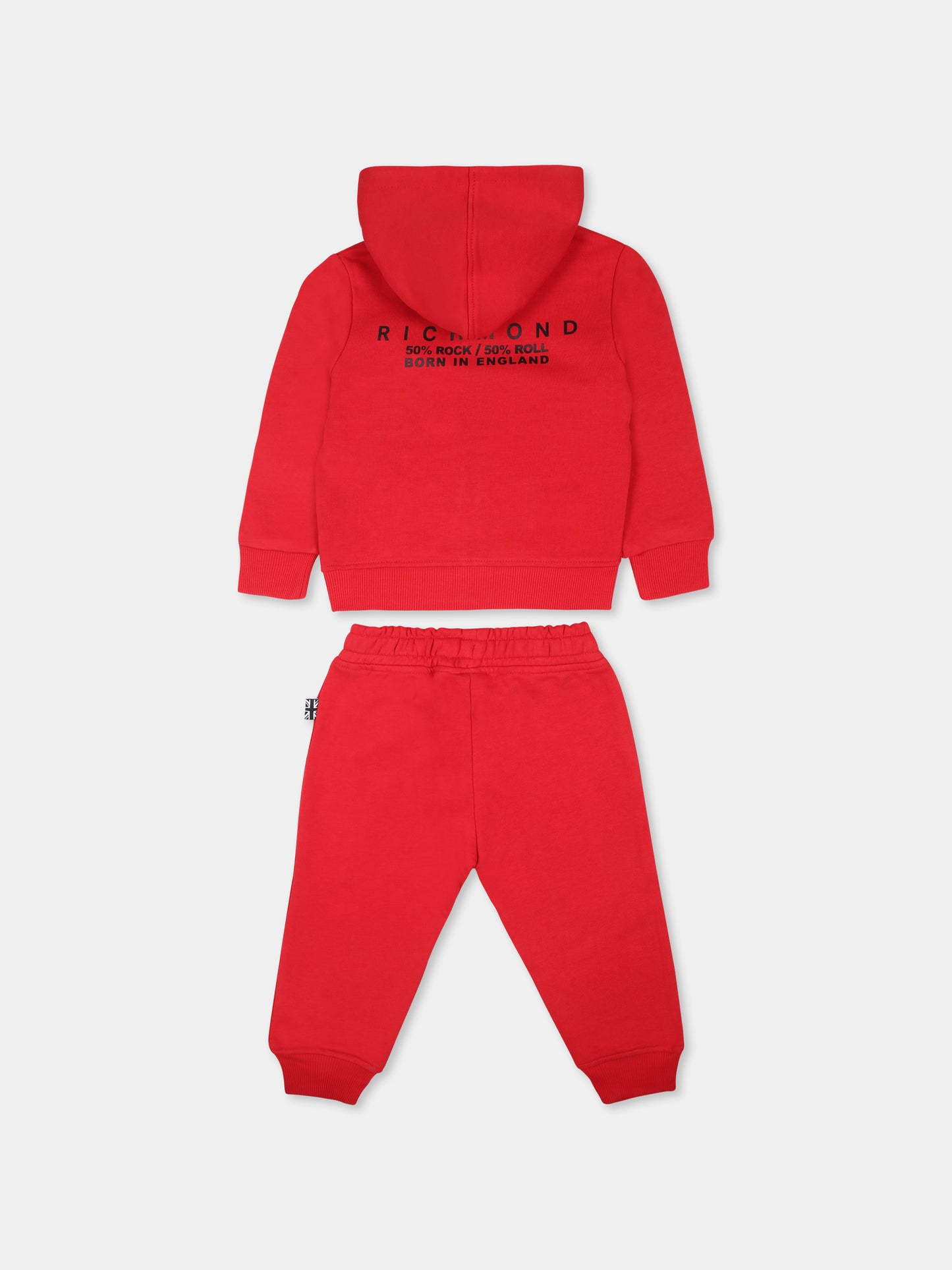 Completo rosso per neonato,Richmond,RIA24036CF RED