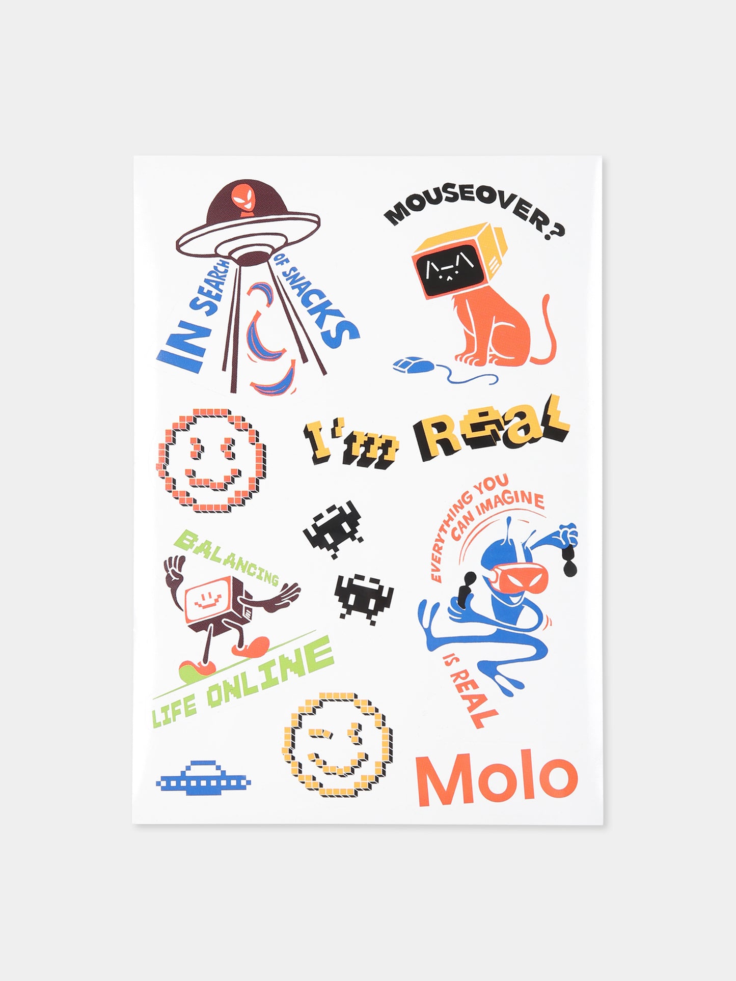 Stickers Molo multicolor per bambini,Molo,9POSX416
