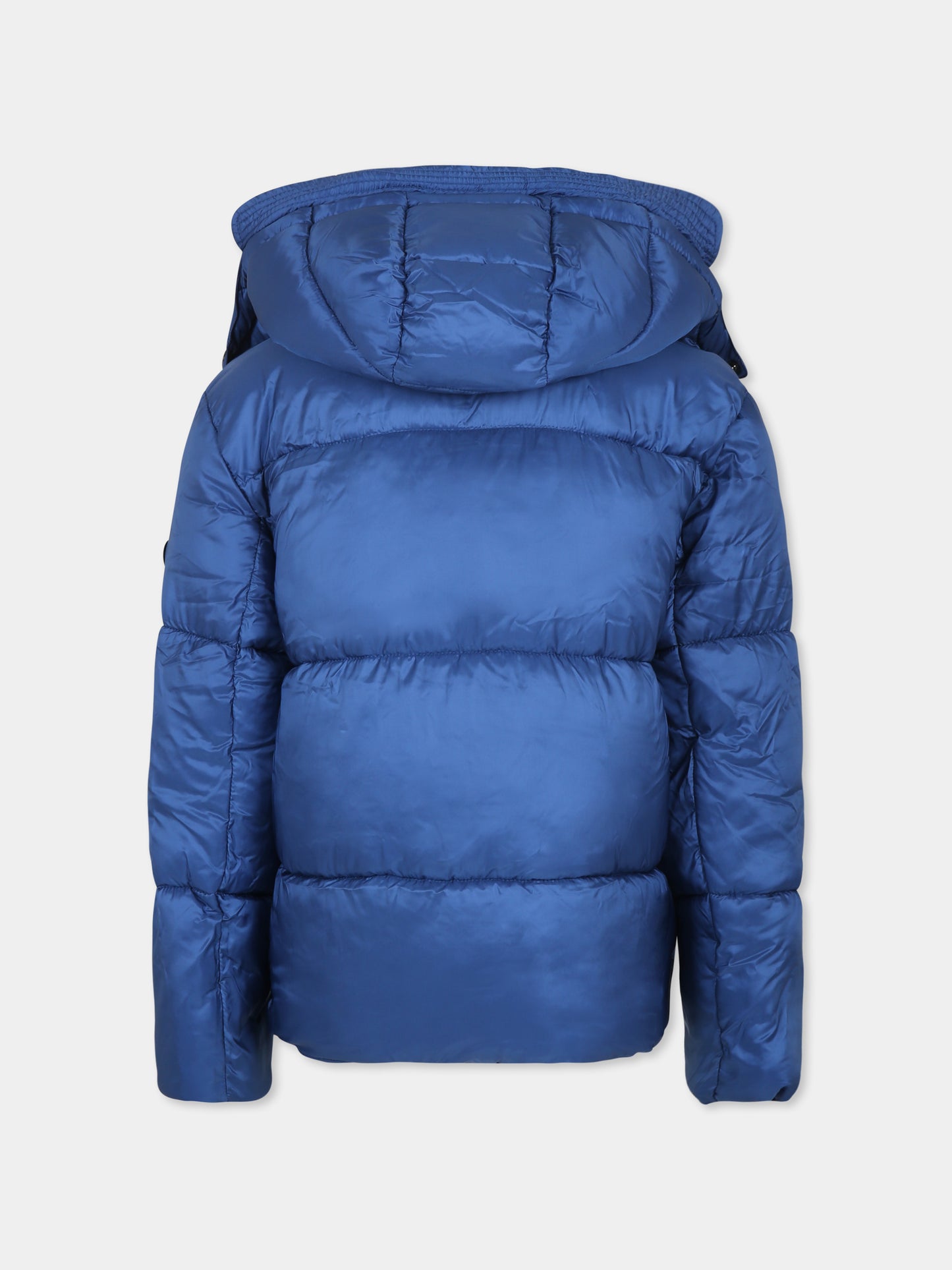 Piumino blu per bambini con logo,Diesel,J02090 KXBNB K843