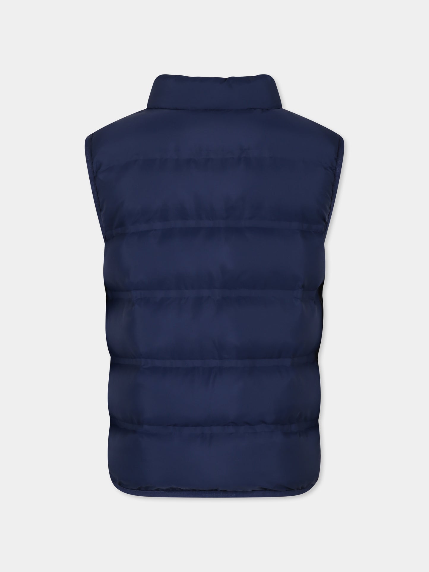 Gilet blu per bambino con logo,New Balance,LAKB0037 NNY