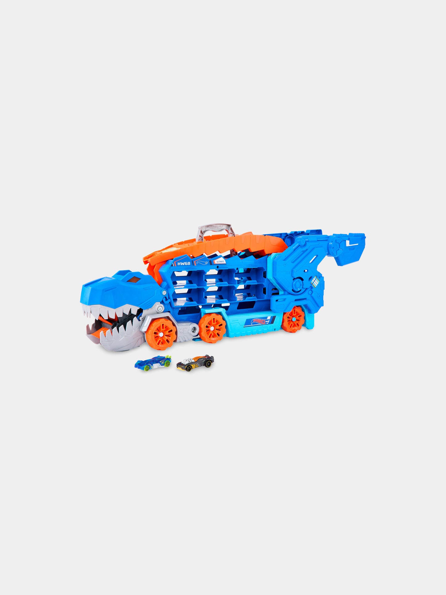 Mega T-Rex Trasportatore per bambino,Hot Wheels,HNG50