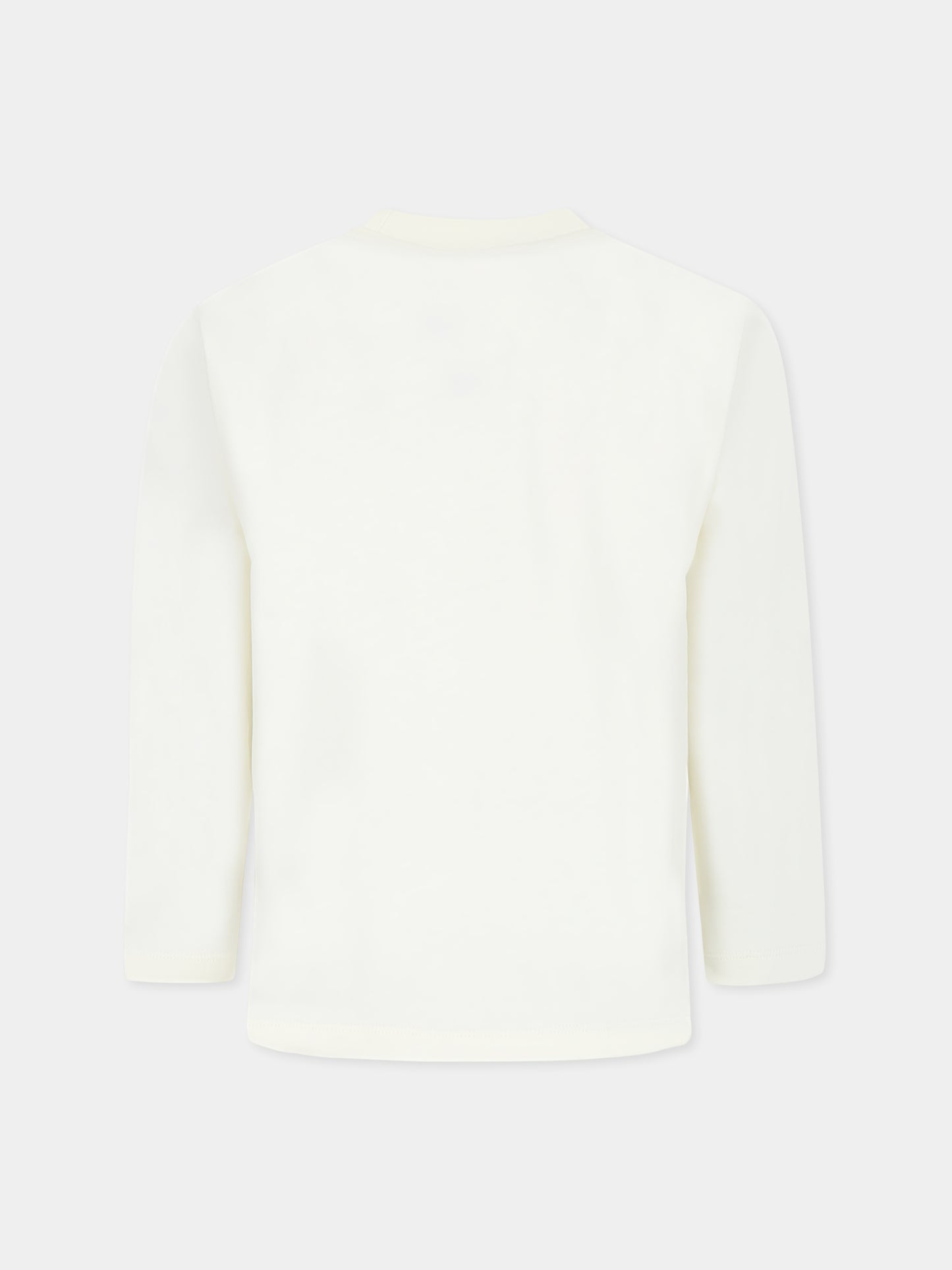 Ivory t-shirt for girl with Pegasus