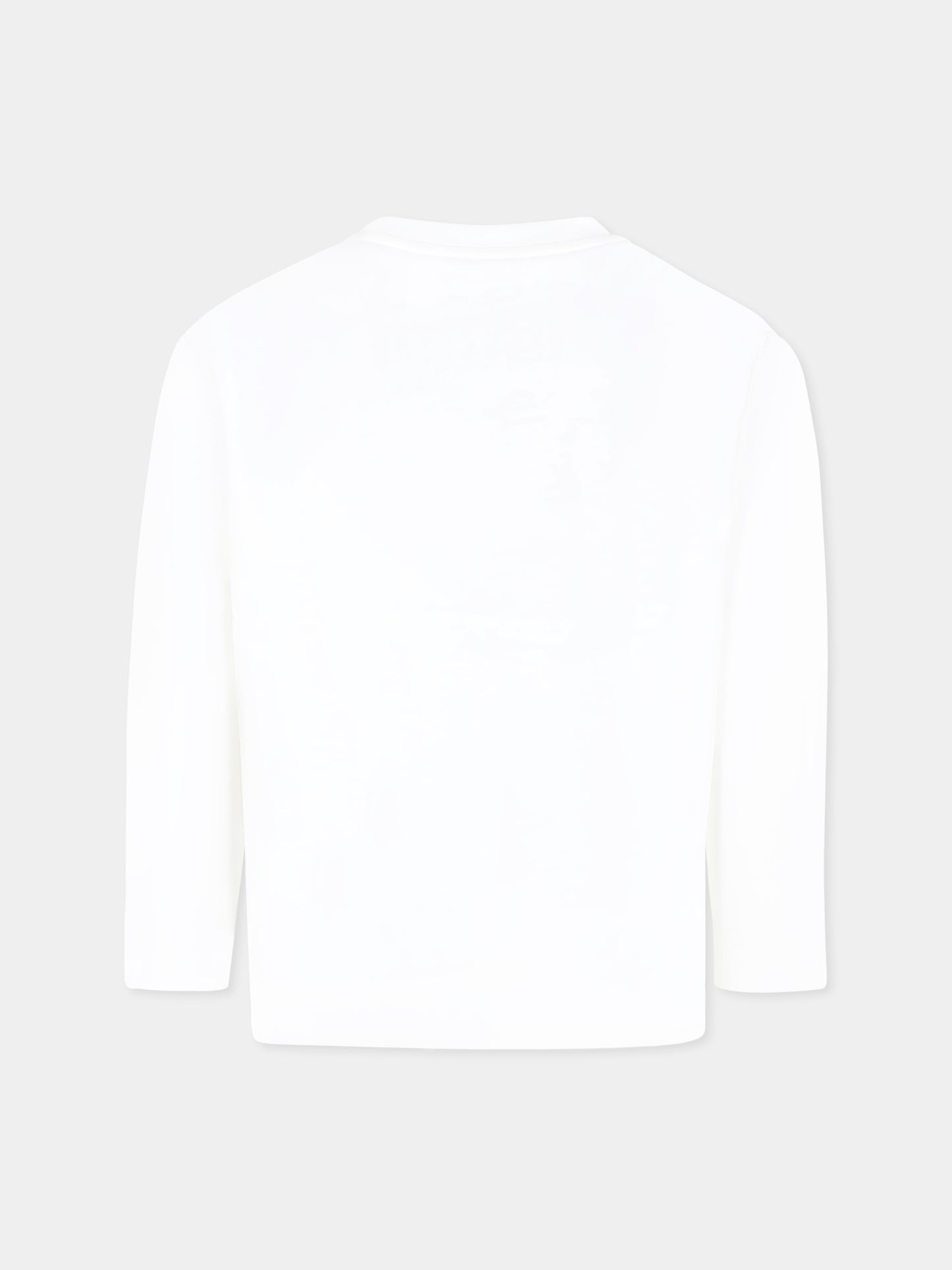 Ivory t-shirt for boy with Pegasus