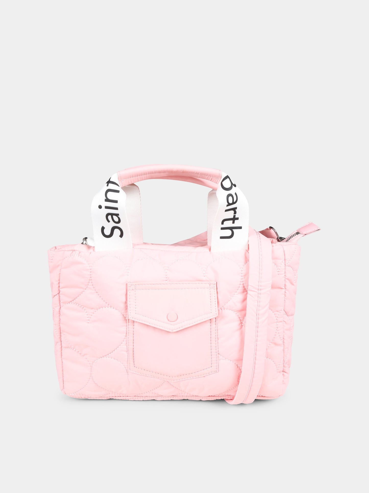 Borsa rosa per bambina con logo,Mc2 Saint Barth,PUF0002 00082E