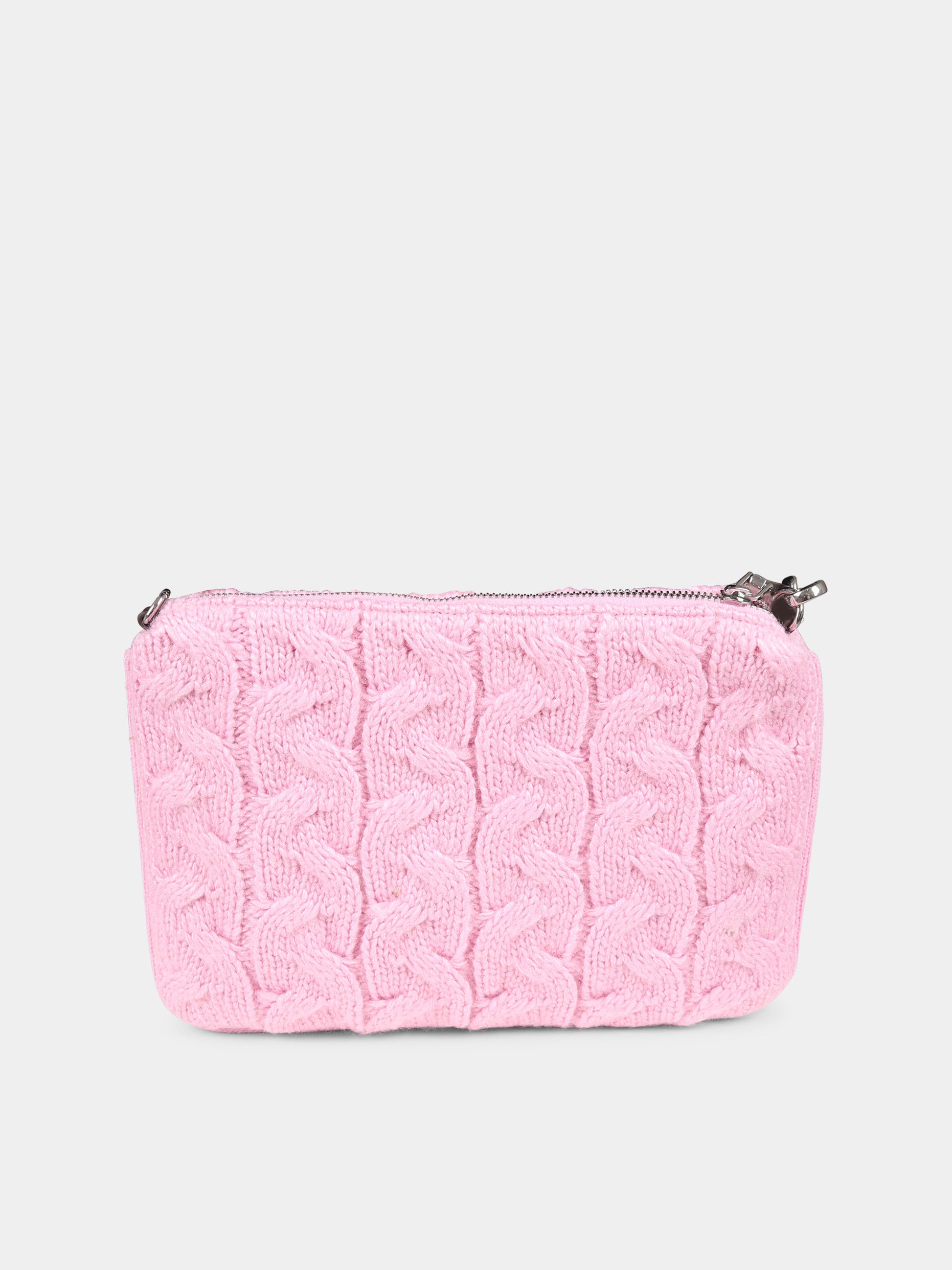 Pochette rosa Parisienne per bambina con logo,Mc2 Saint Barth,PAR0009 01608G