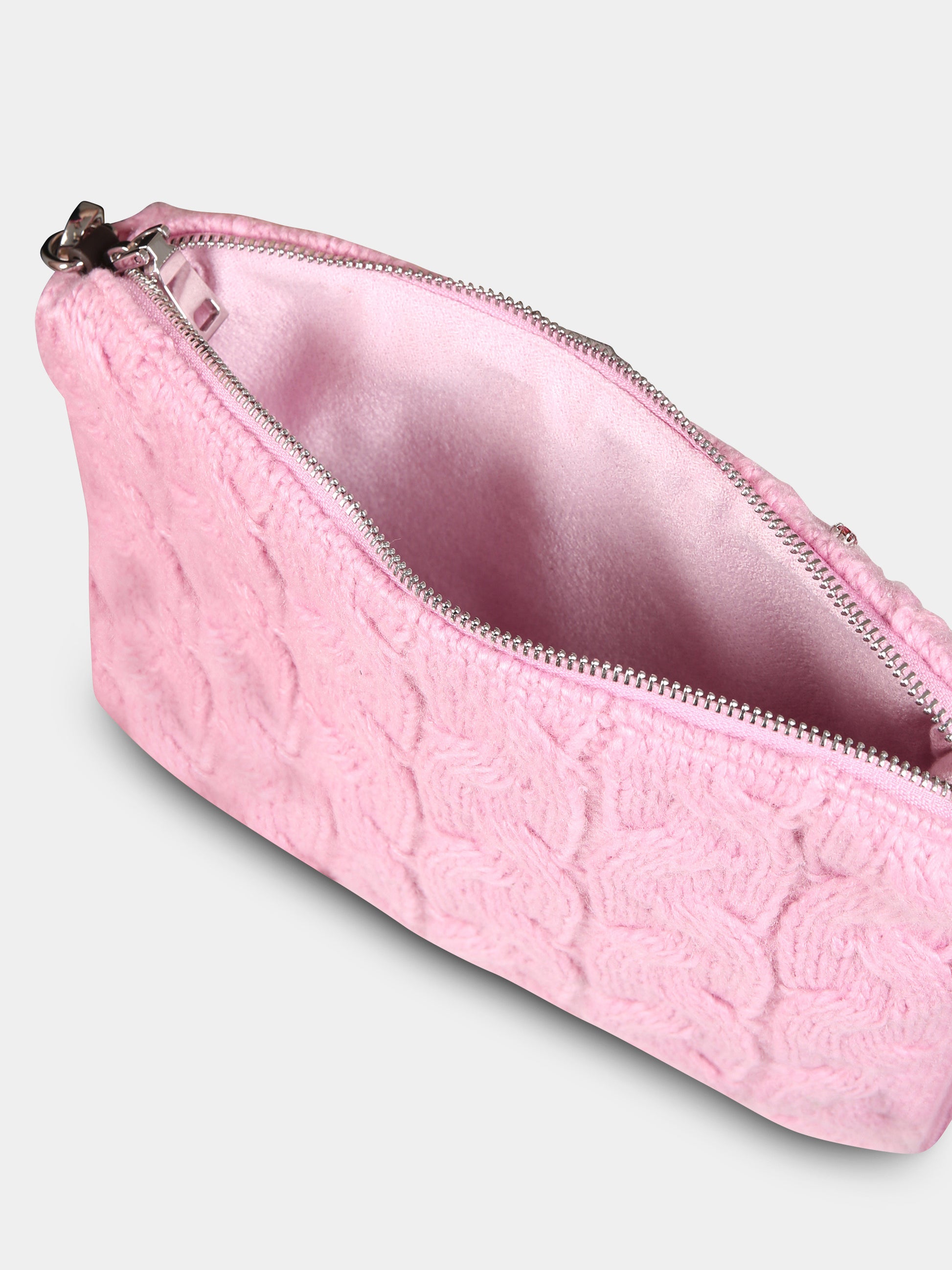 Pochette rosa Parisienne per bambina con logo,Mc2 Saint Barth,PAR0009 01608G