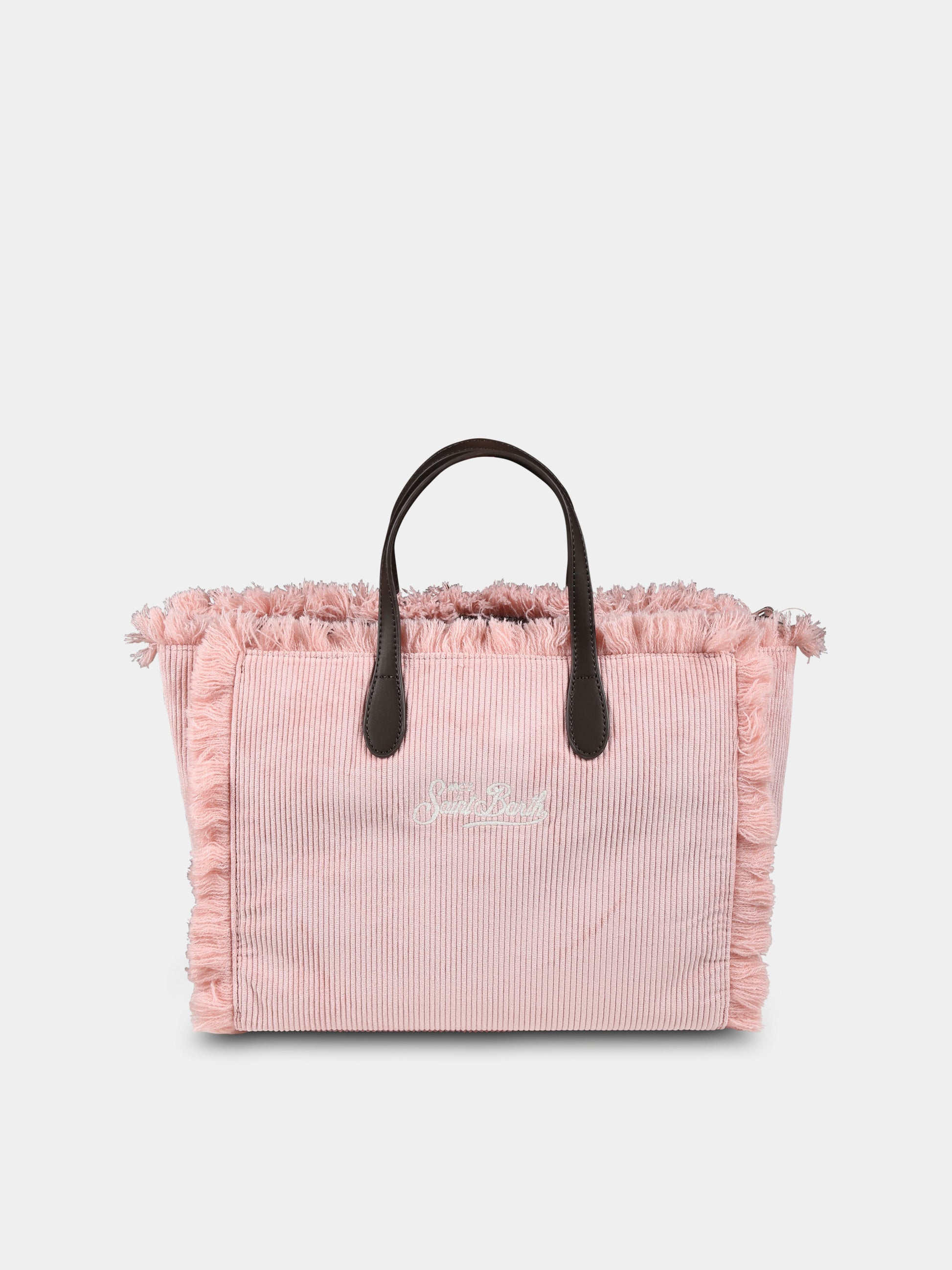 Borsa rosa Colette per bambina con logo,Mc2 Saint Barth,COL0003 00382G