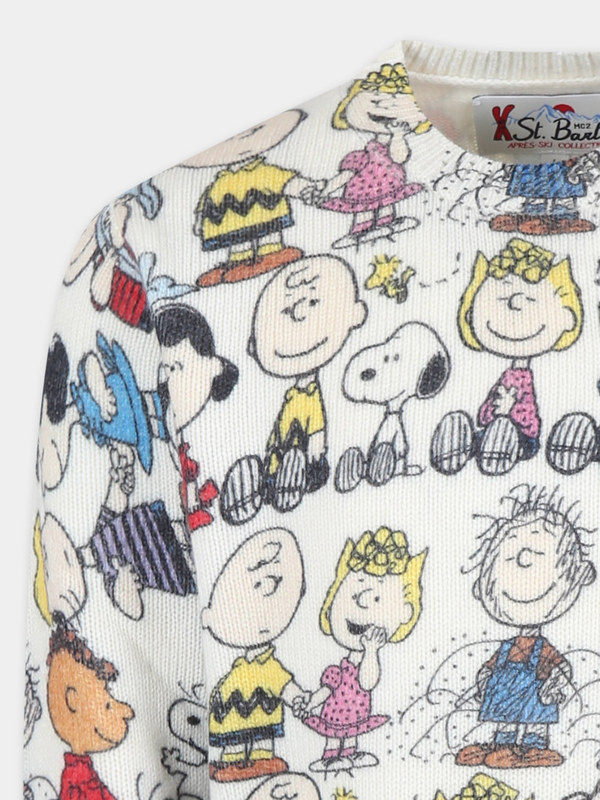 Maglione multicolor per bambino con Peanuts all over,Mc2 Saint Barth,DOU0012 - 00159G