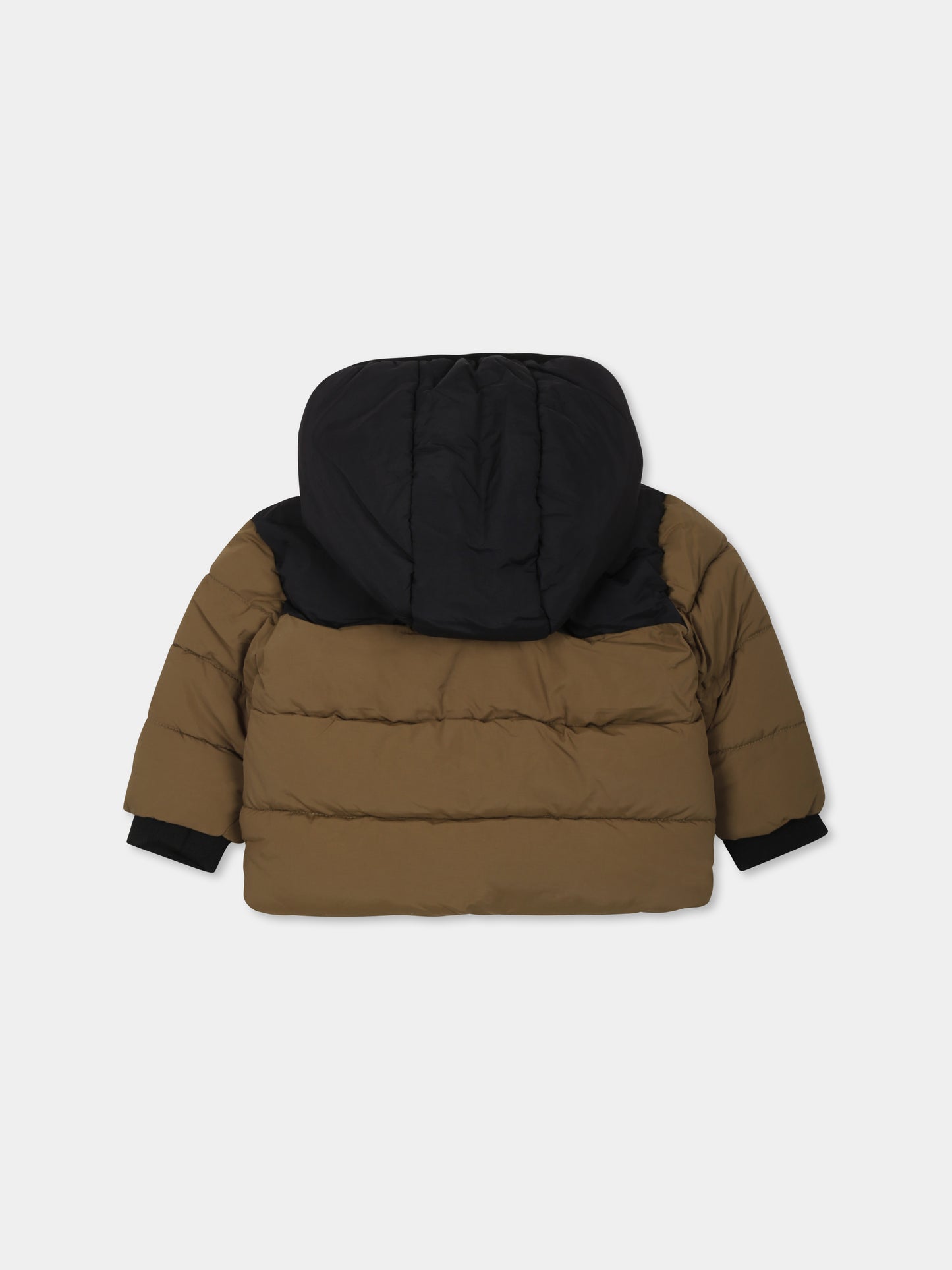 Piumino verde per neonato con logo,Timberland,T60246 64J