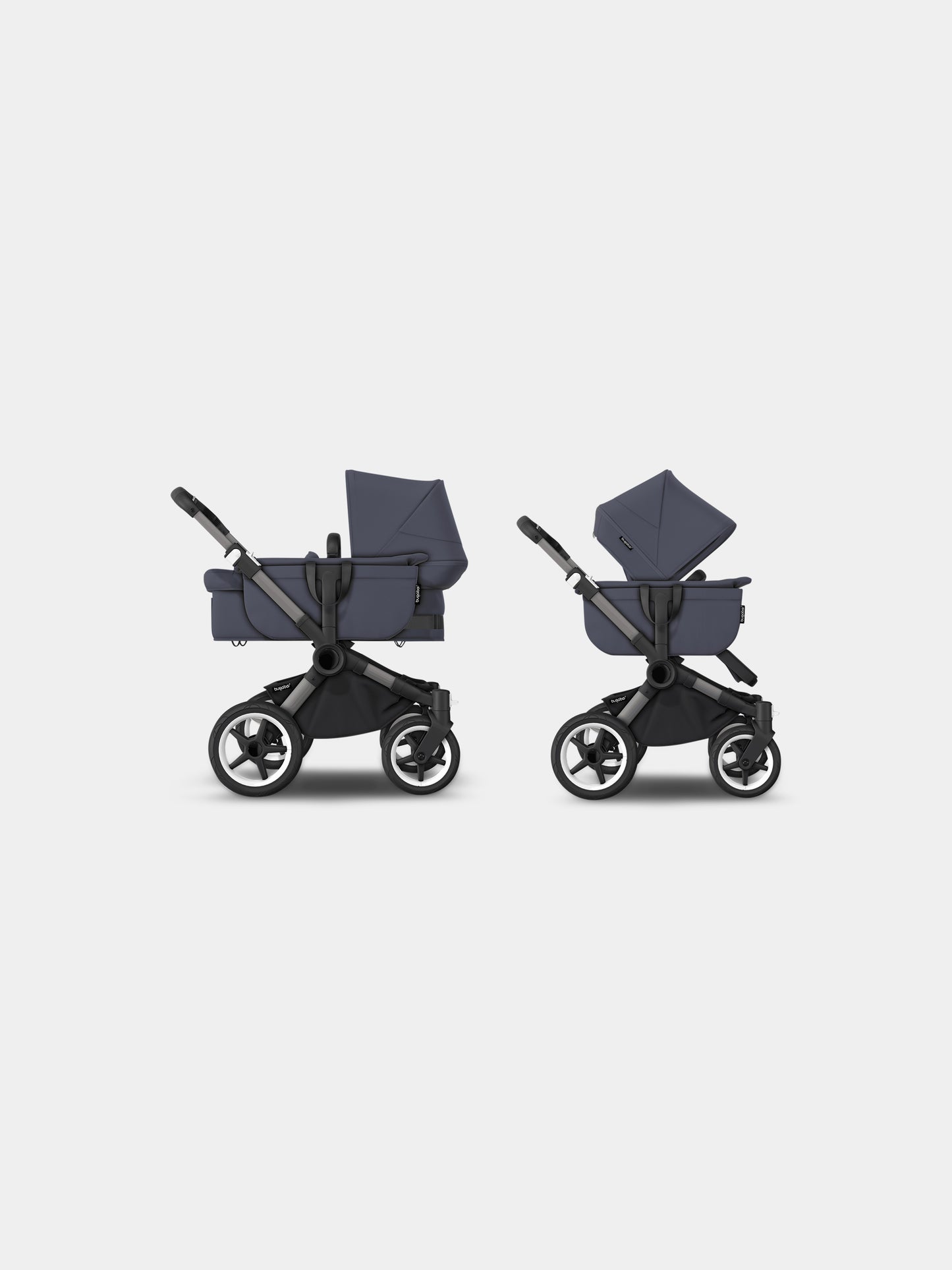 Passeggino Donkey 5 Mono completo Graphite/Stormy per neonati